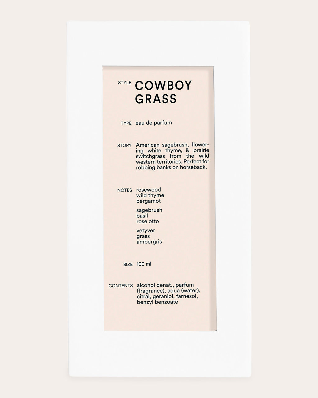 Cowboy Grass Eau de Parfum 100ml