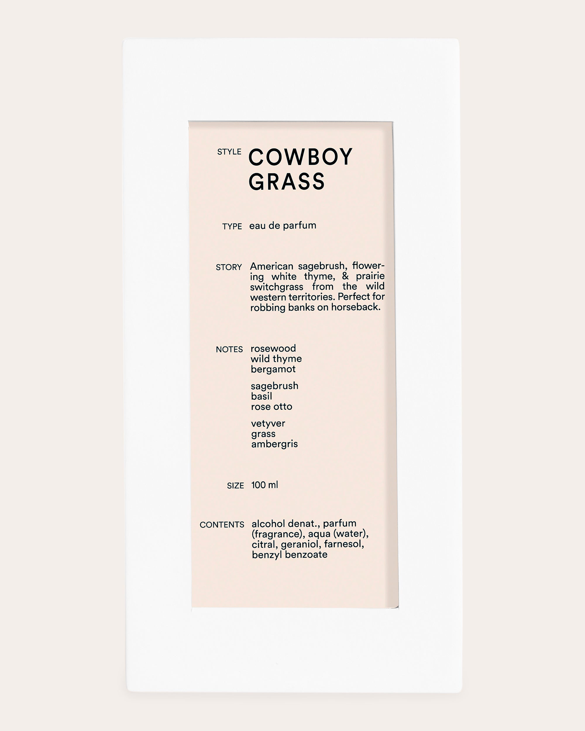 Cowboy Grass Eau de Parfum 100ml
