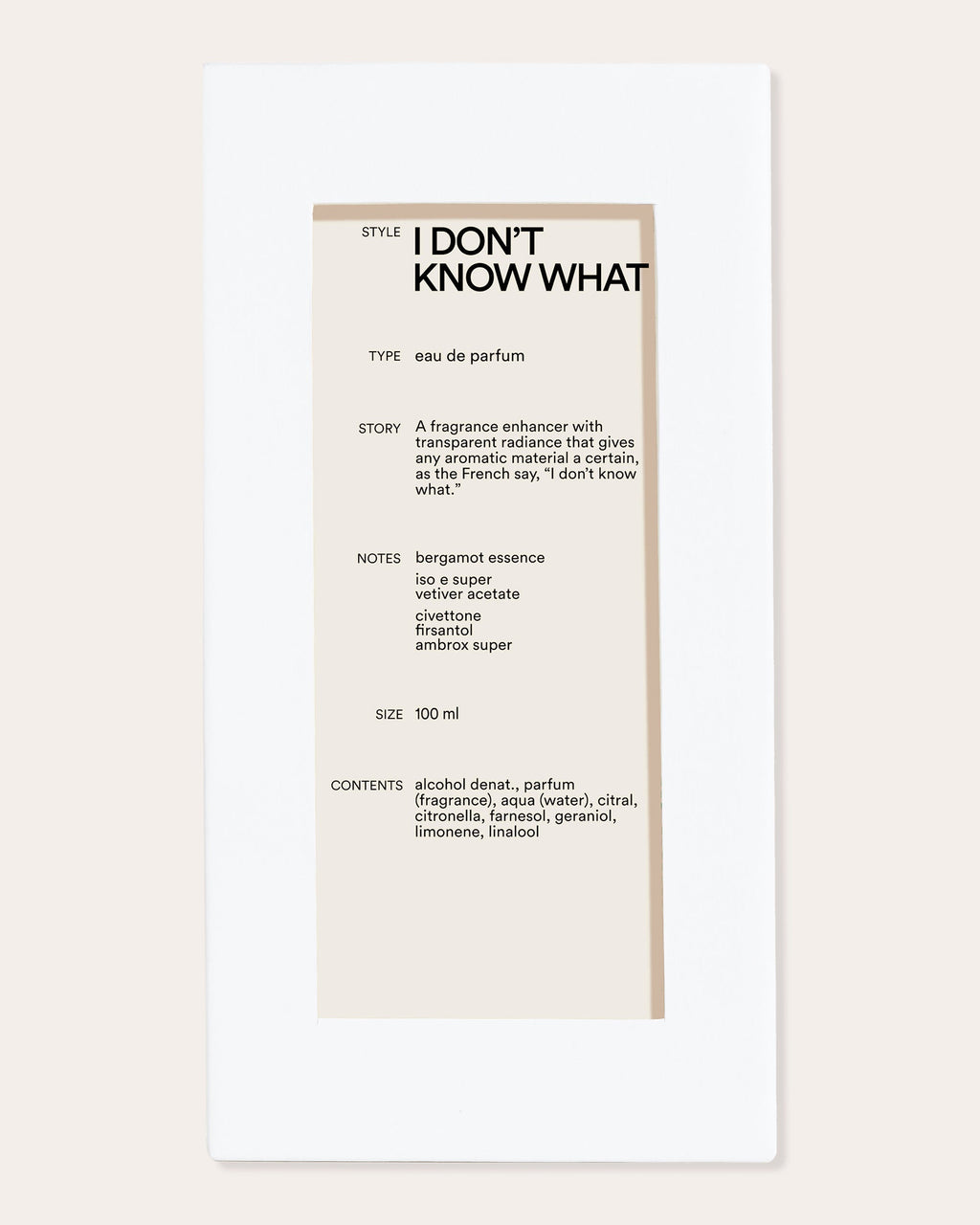 I Don't Know What Eau de Parfum Enhancer 100ml