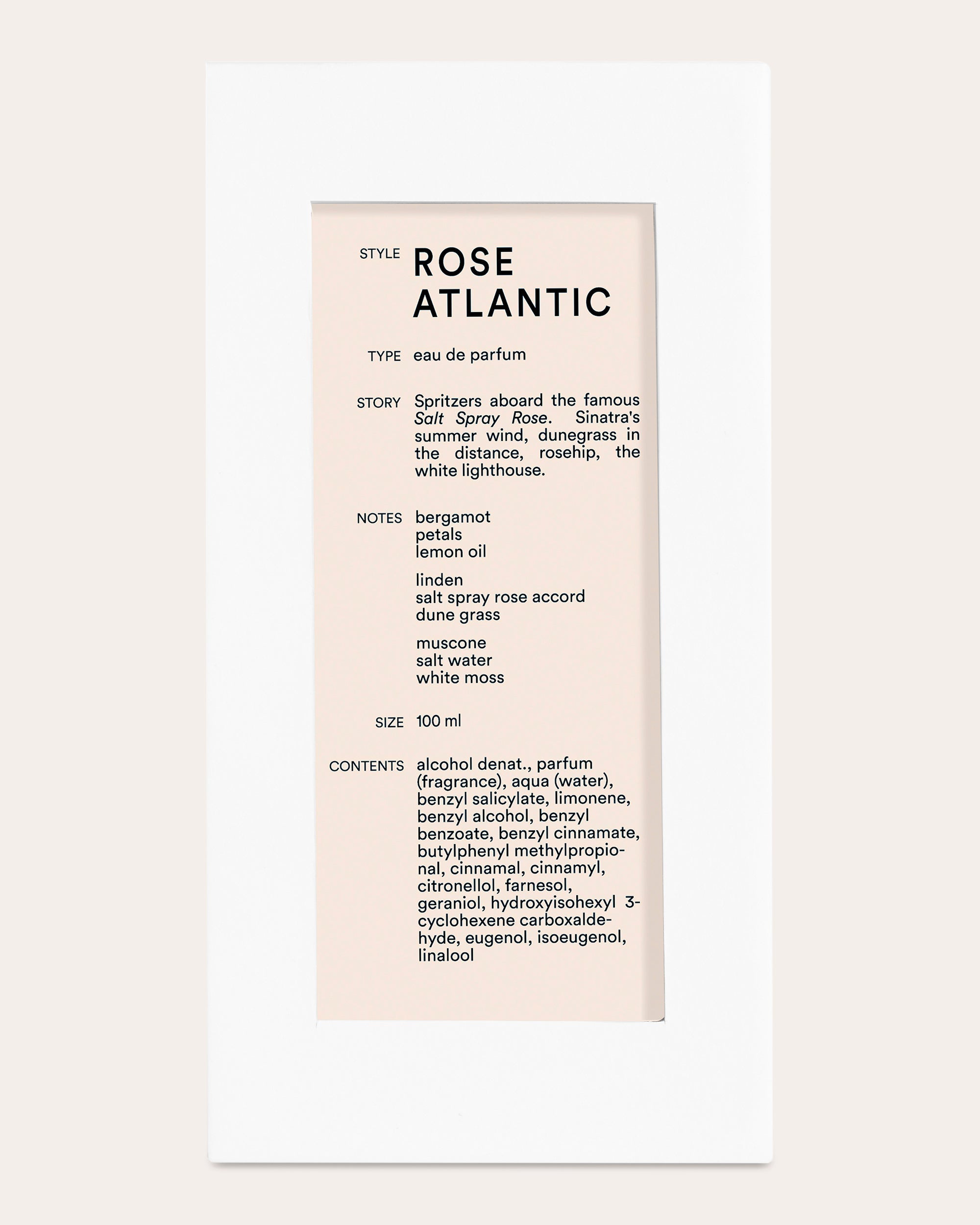 Rose Atlantic Eau de Parfum 100ml