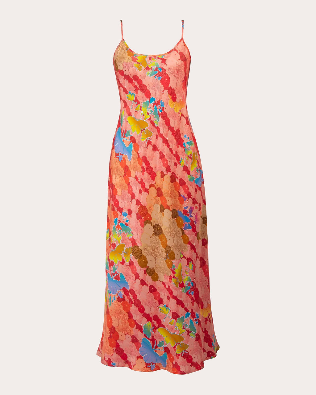 Edo Niwa Silk Maxi Slip Dress