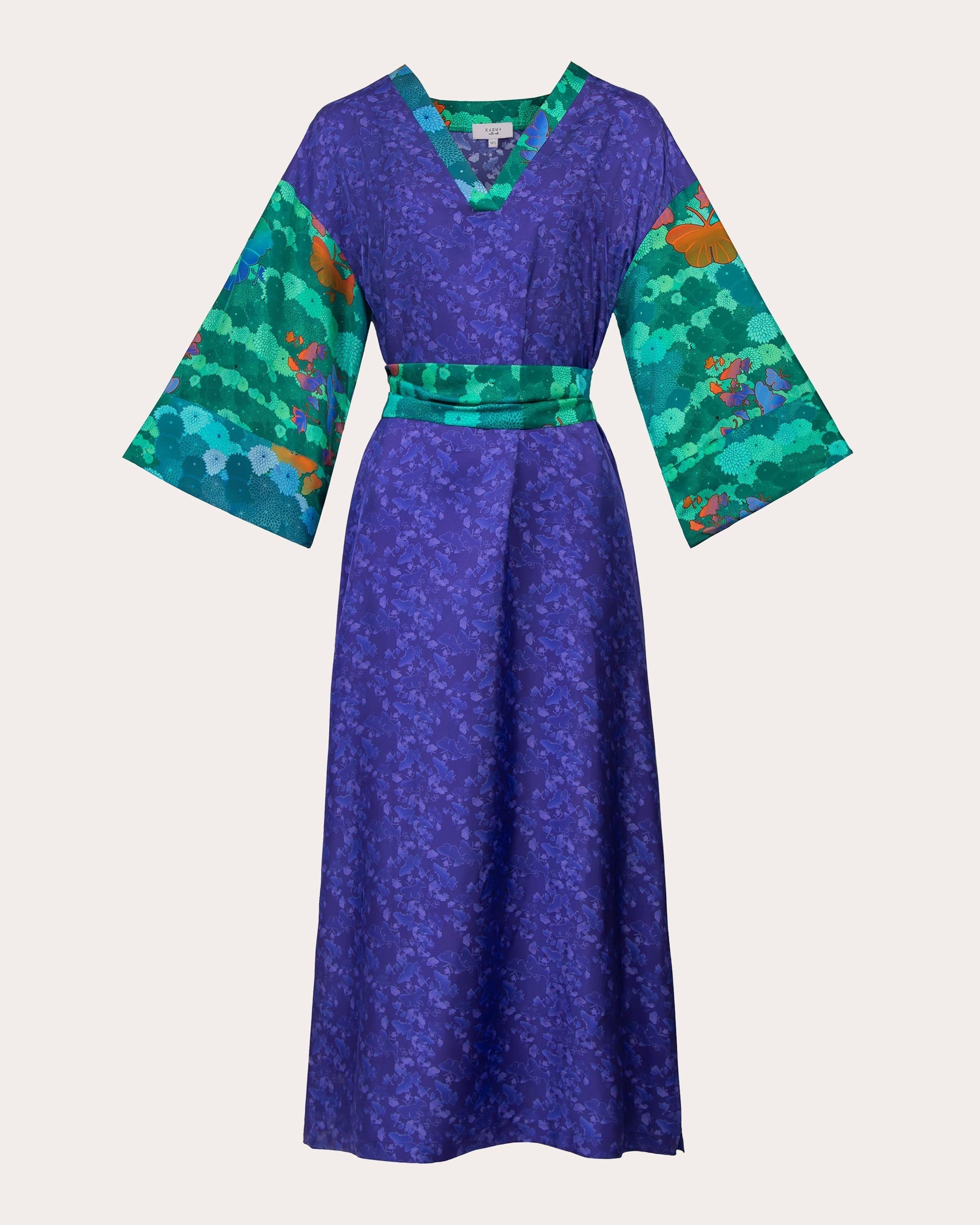 Kyoto Chocho Silk Kaftan