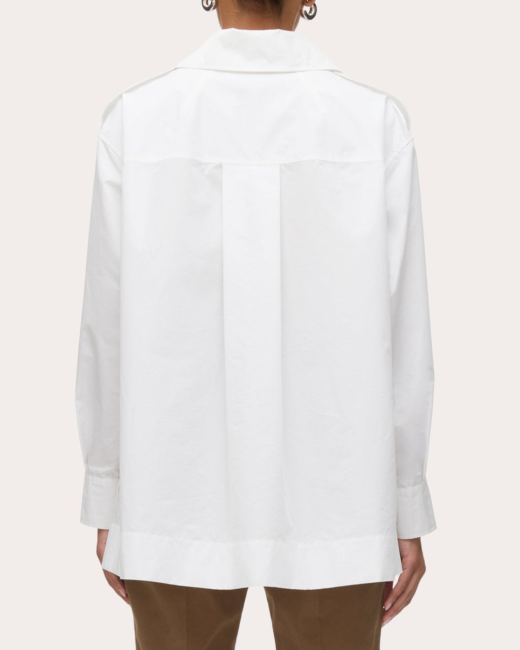 Oversized Techno Poplin Shirt