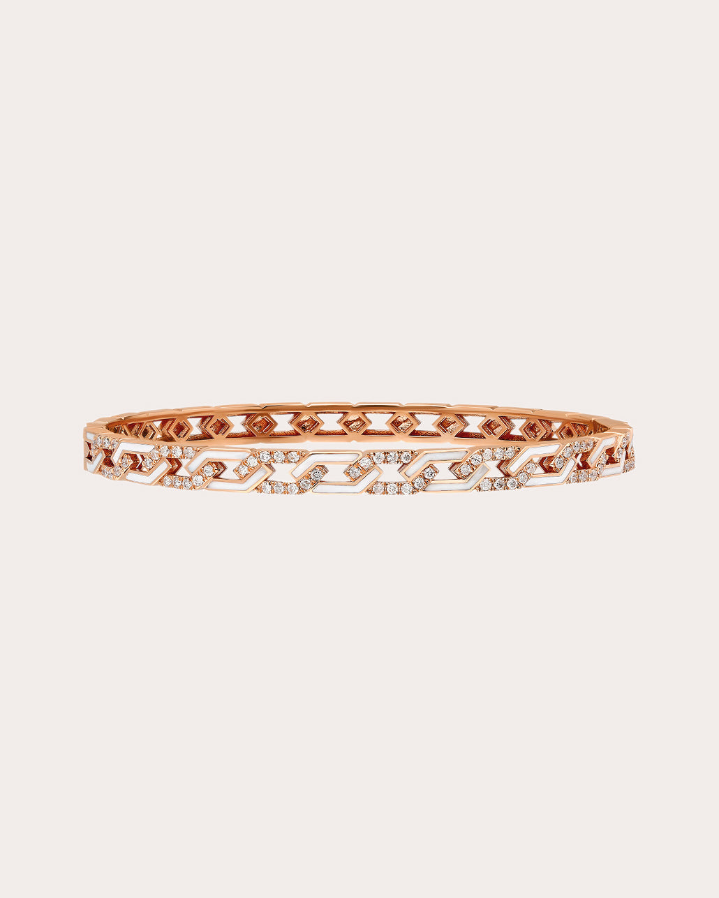 Rebel 18K Gold Enamel and Diamond Bracelet
