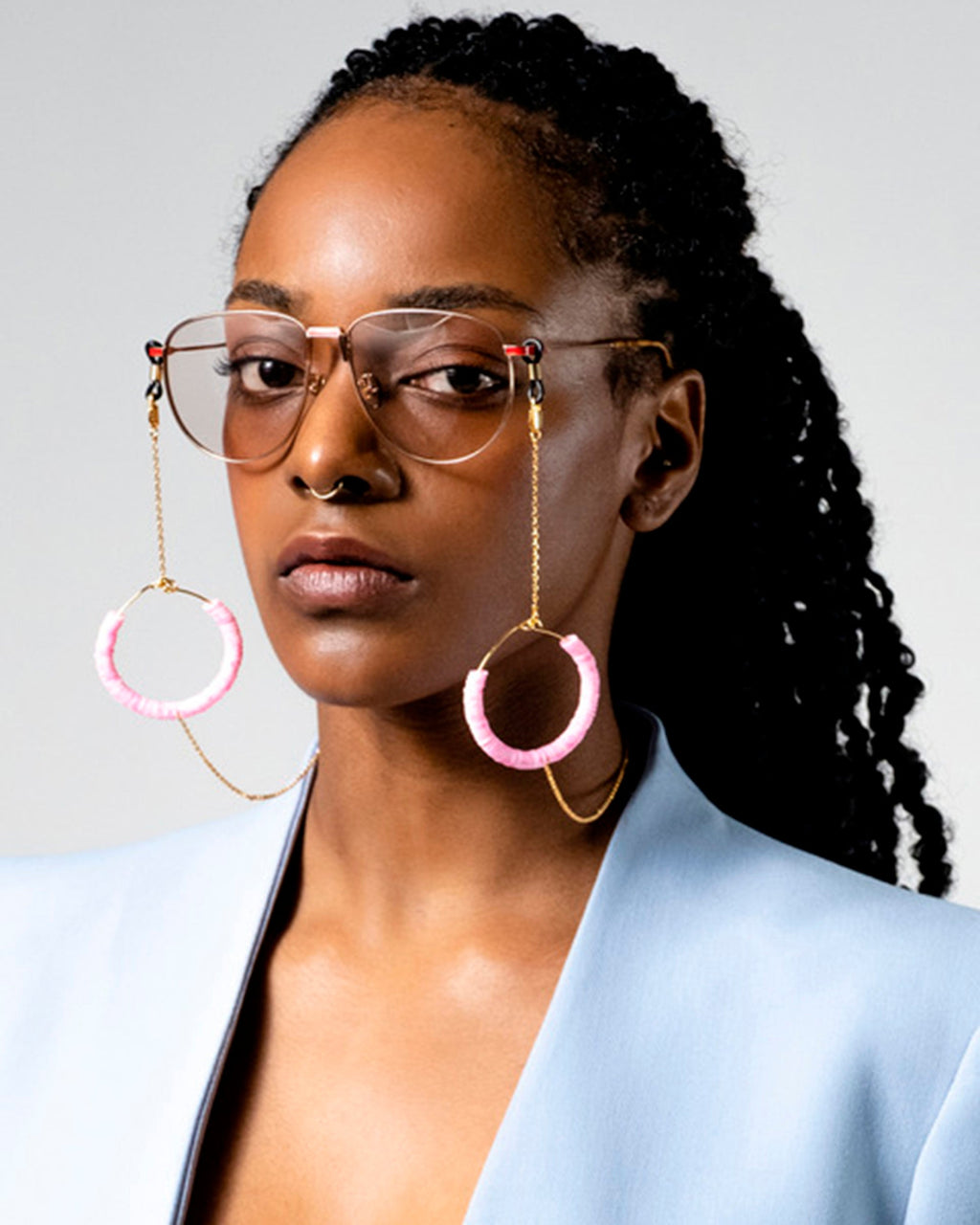 Baby Pink Candy Pop Glasses Chain
