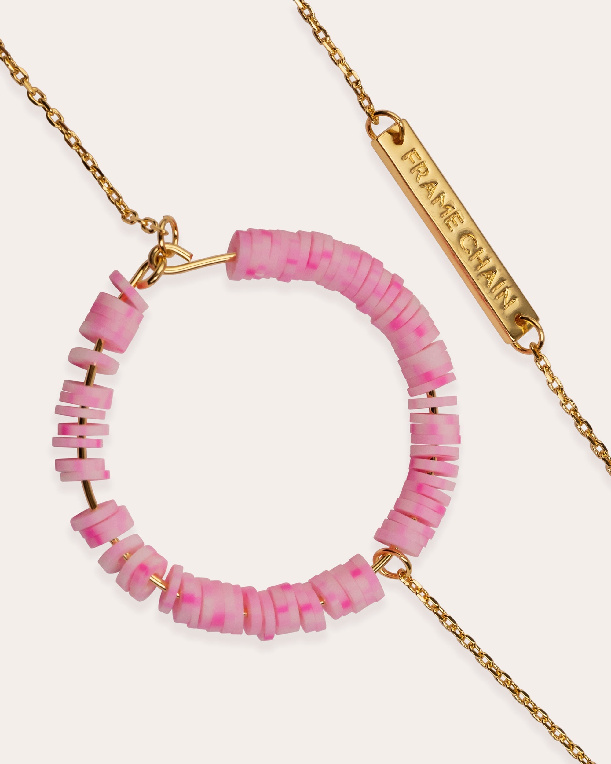 Baby Pink Candy Pop Glasses Chain