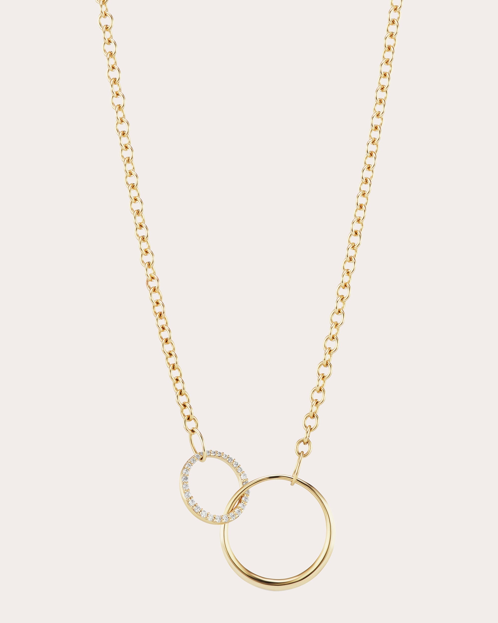 Bestie 14K Gold Diamond Pendant Necklace