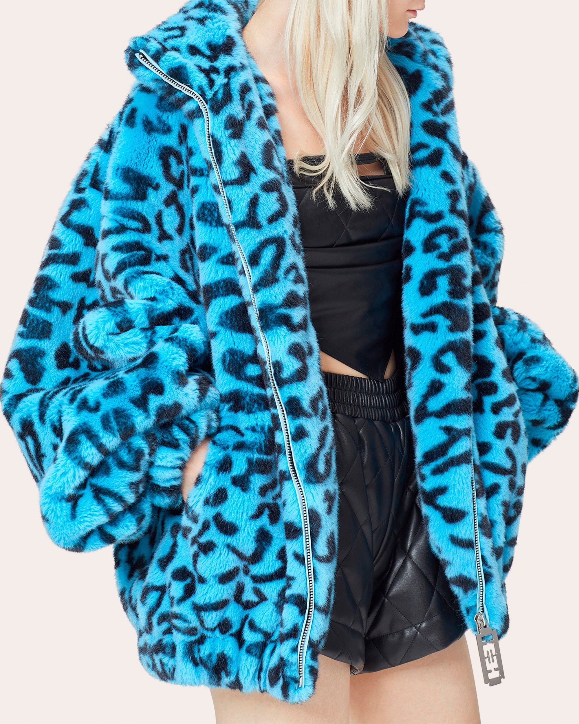 Animal Faux-Fur Coat