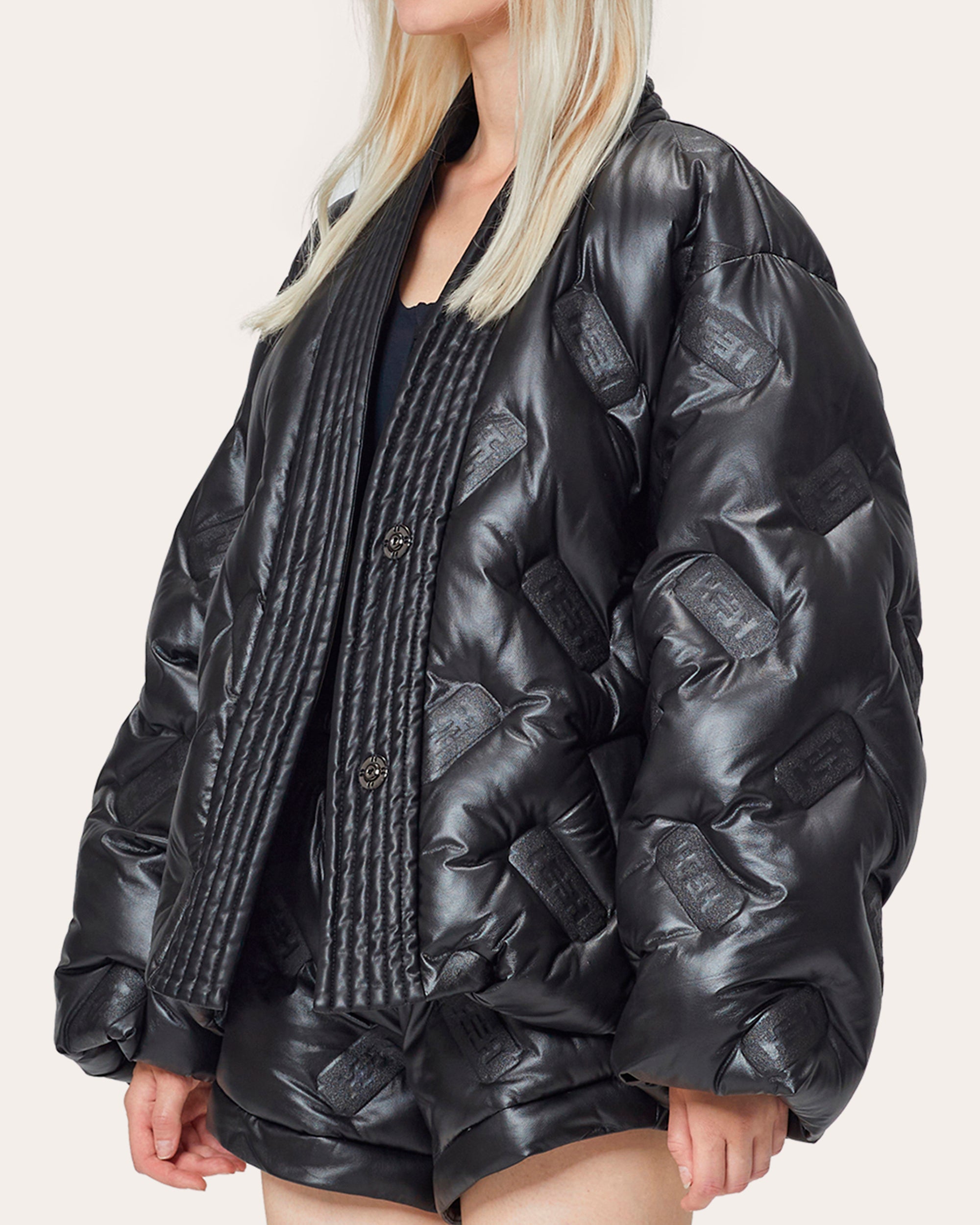 Buckle Puffer Coat