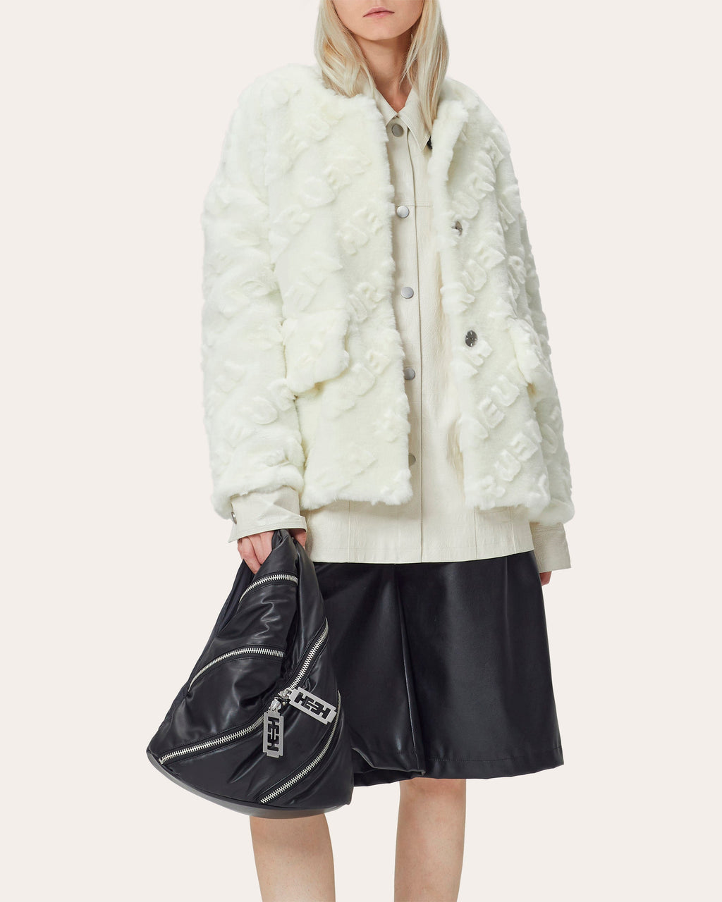 Flap-Pocket Teddy Coat