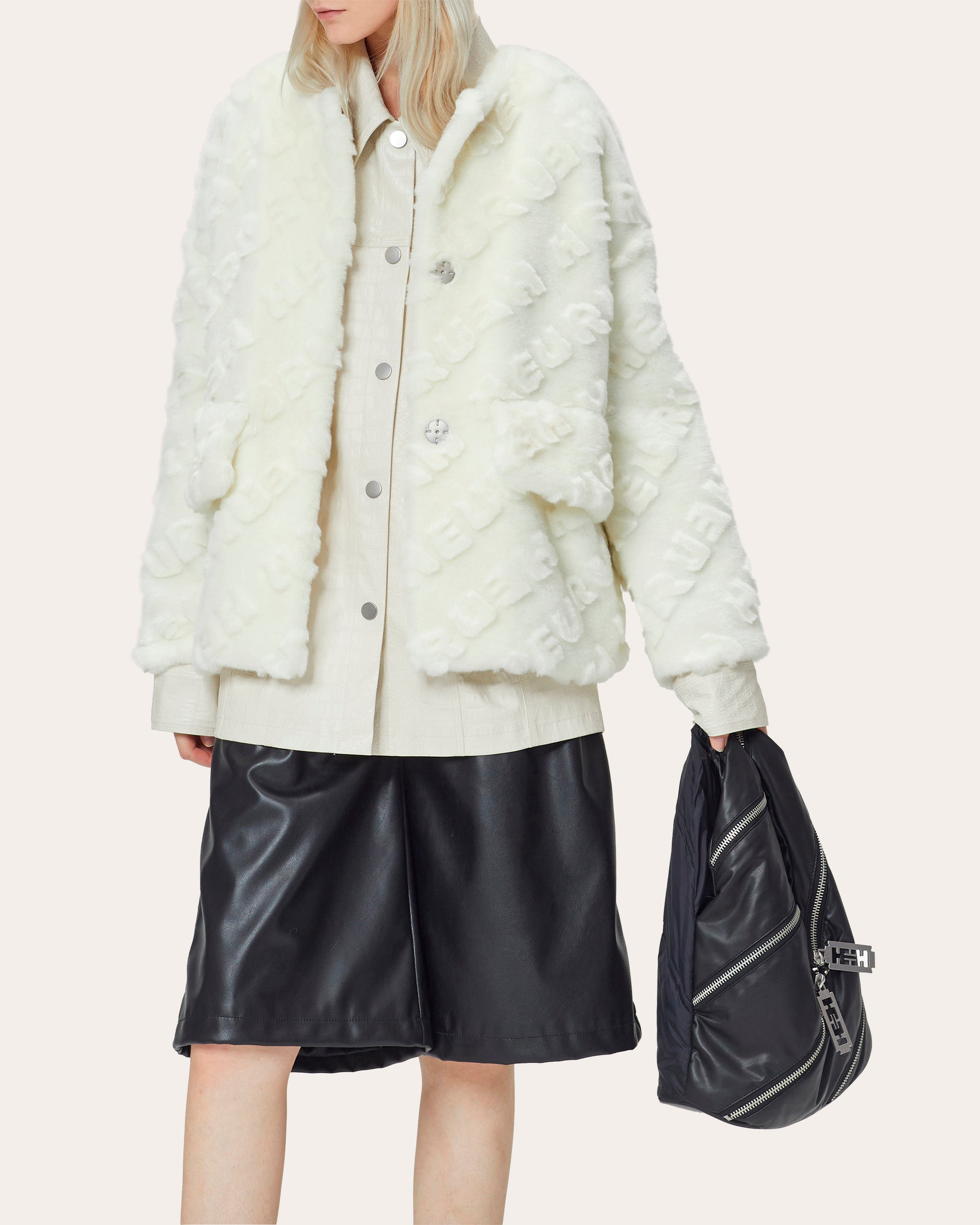 Flap-Pocket Teddy Coat