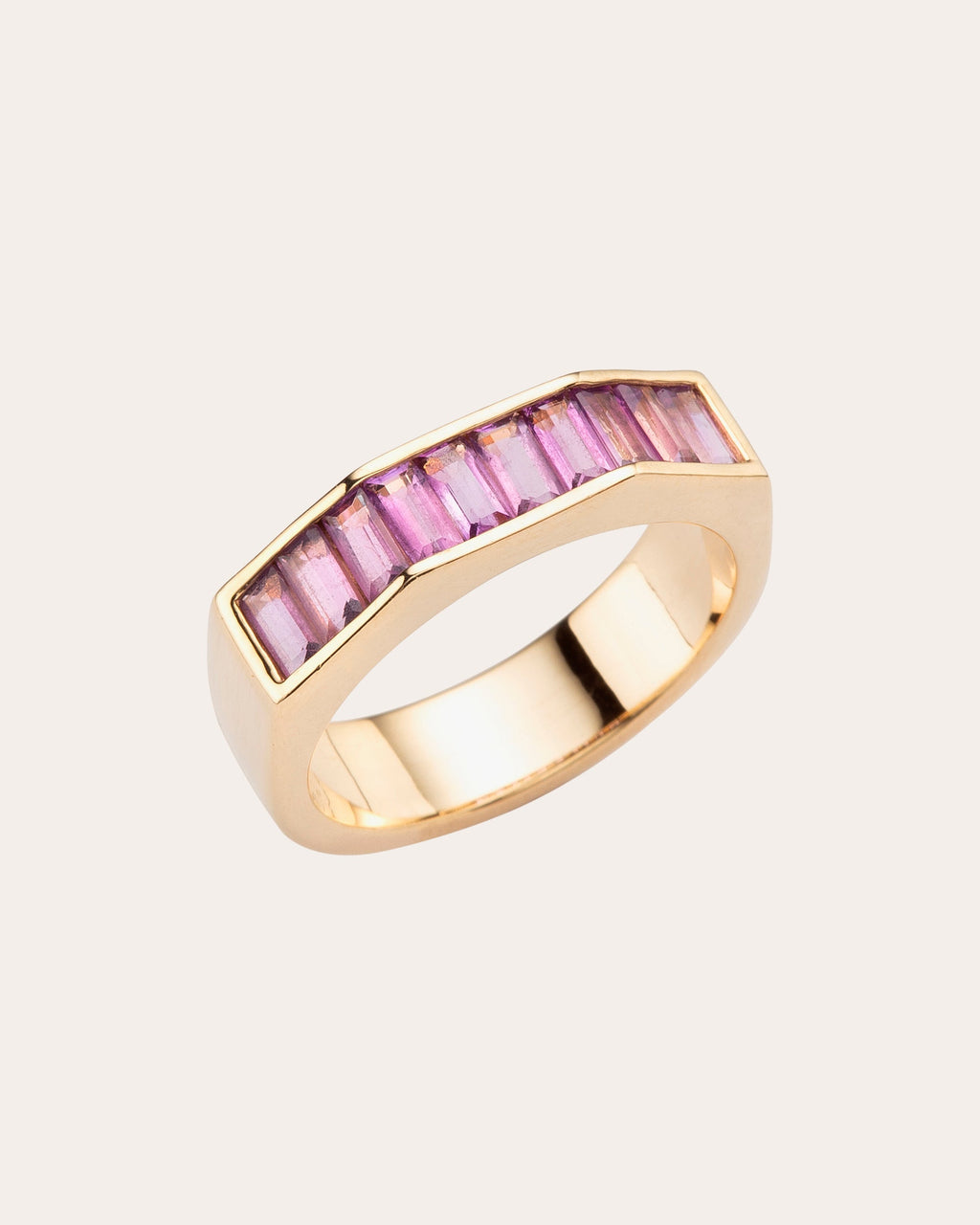 Otto 14K Gold Amethyst Ring