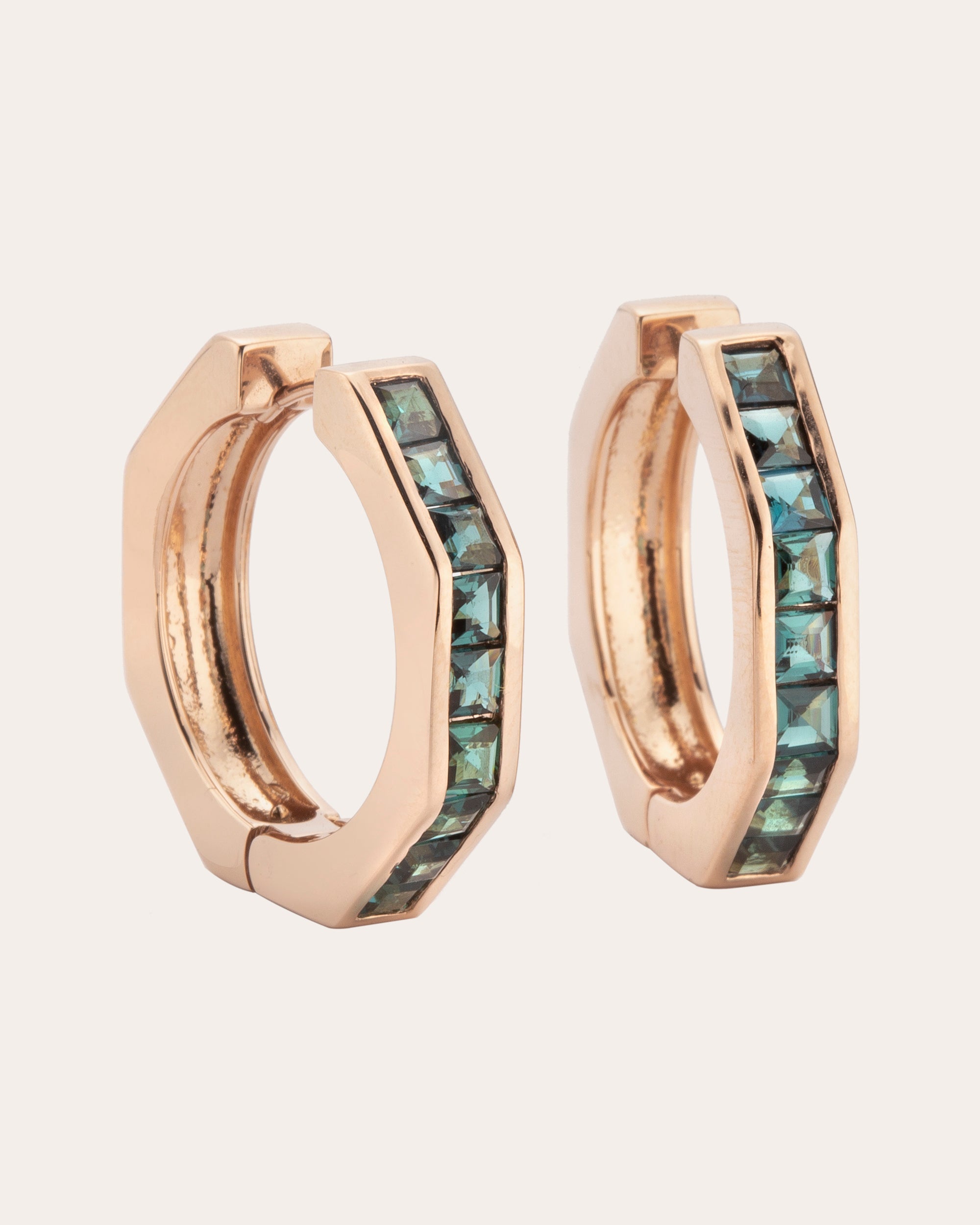 Otto 14K Tourmaline Hoop Earrings