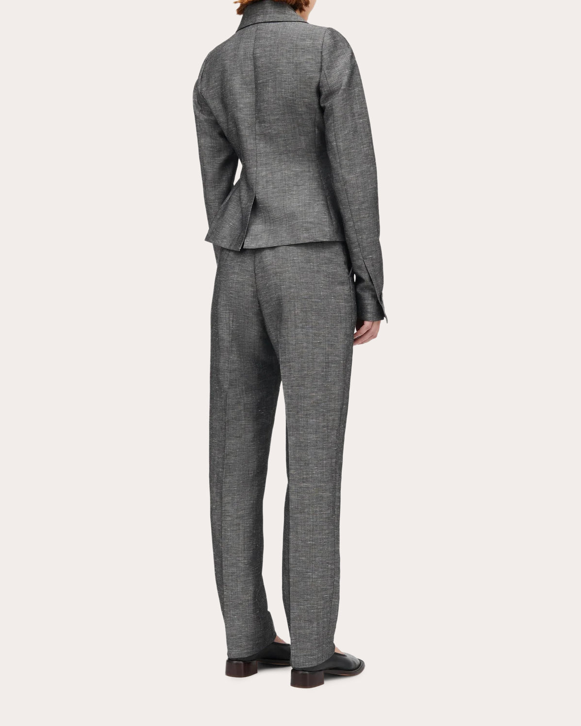 Justine Wool-Blend Peplum Blazer
