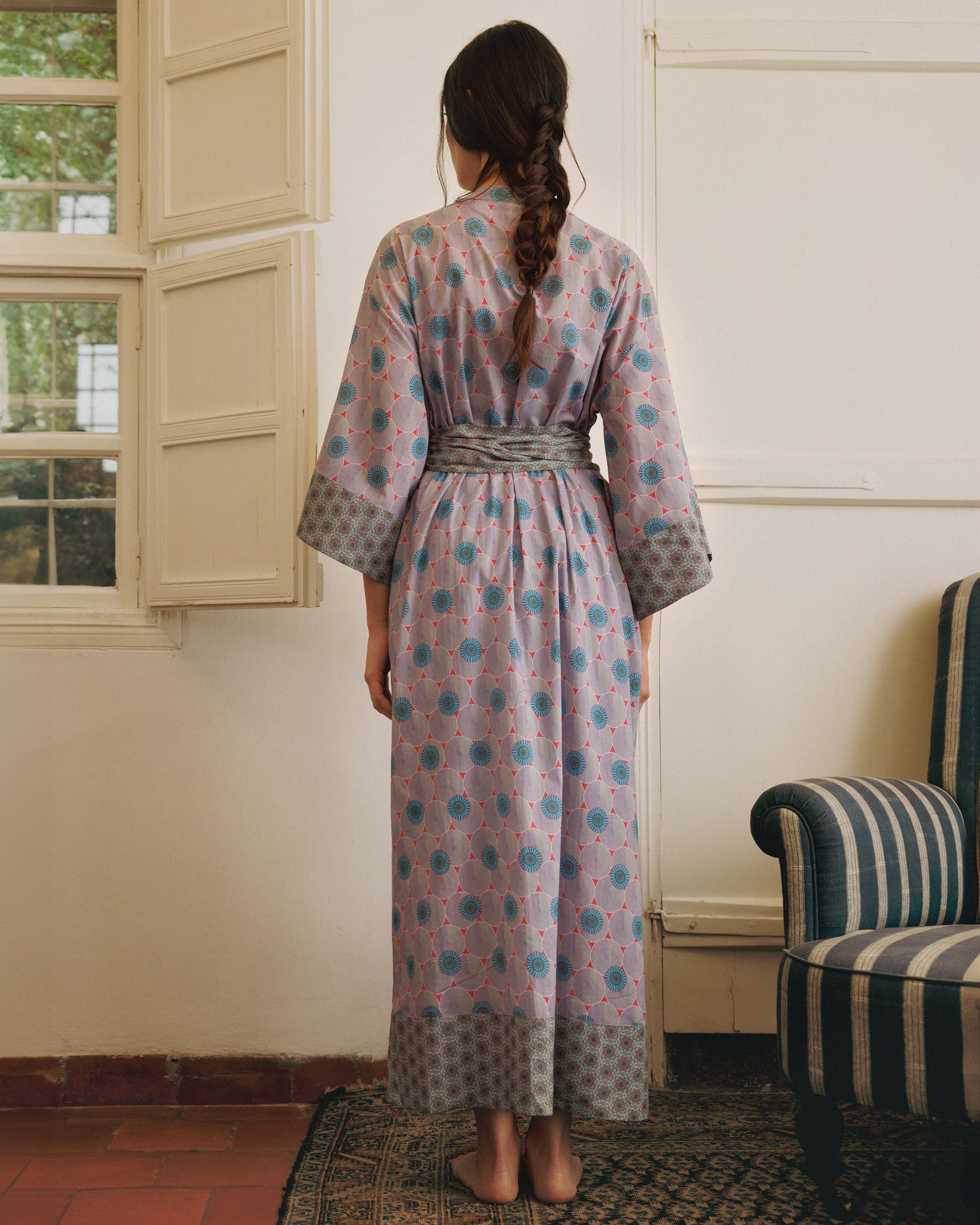 Kobe Kassa Printed Cotton Kimono