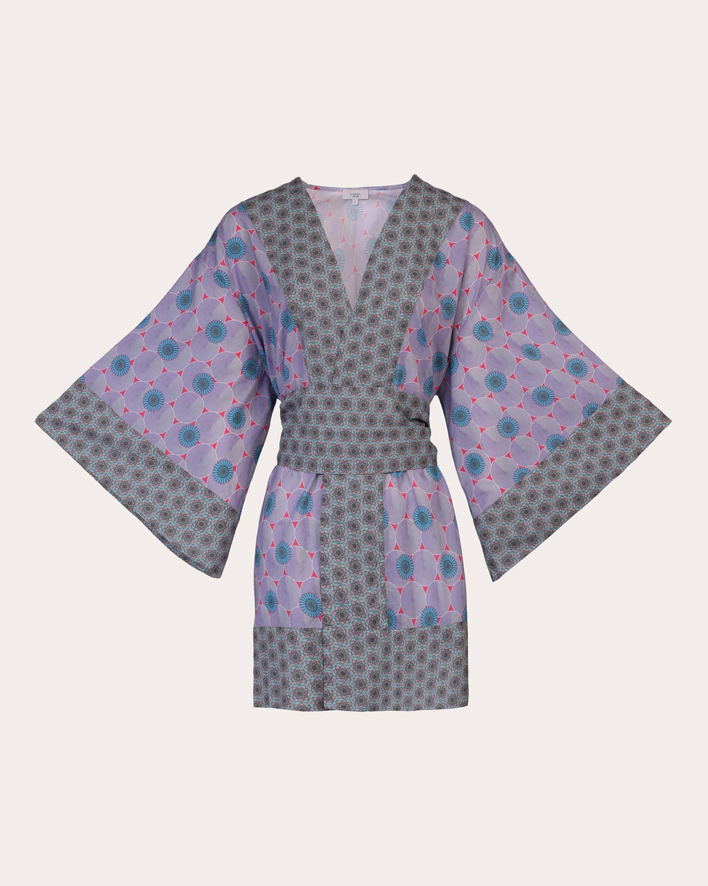 Osaka Kassa Short Printed Cotton Kimono