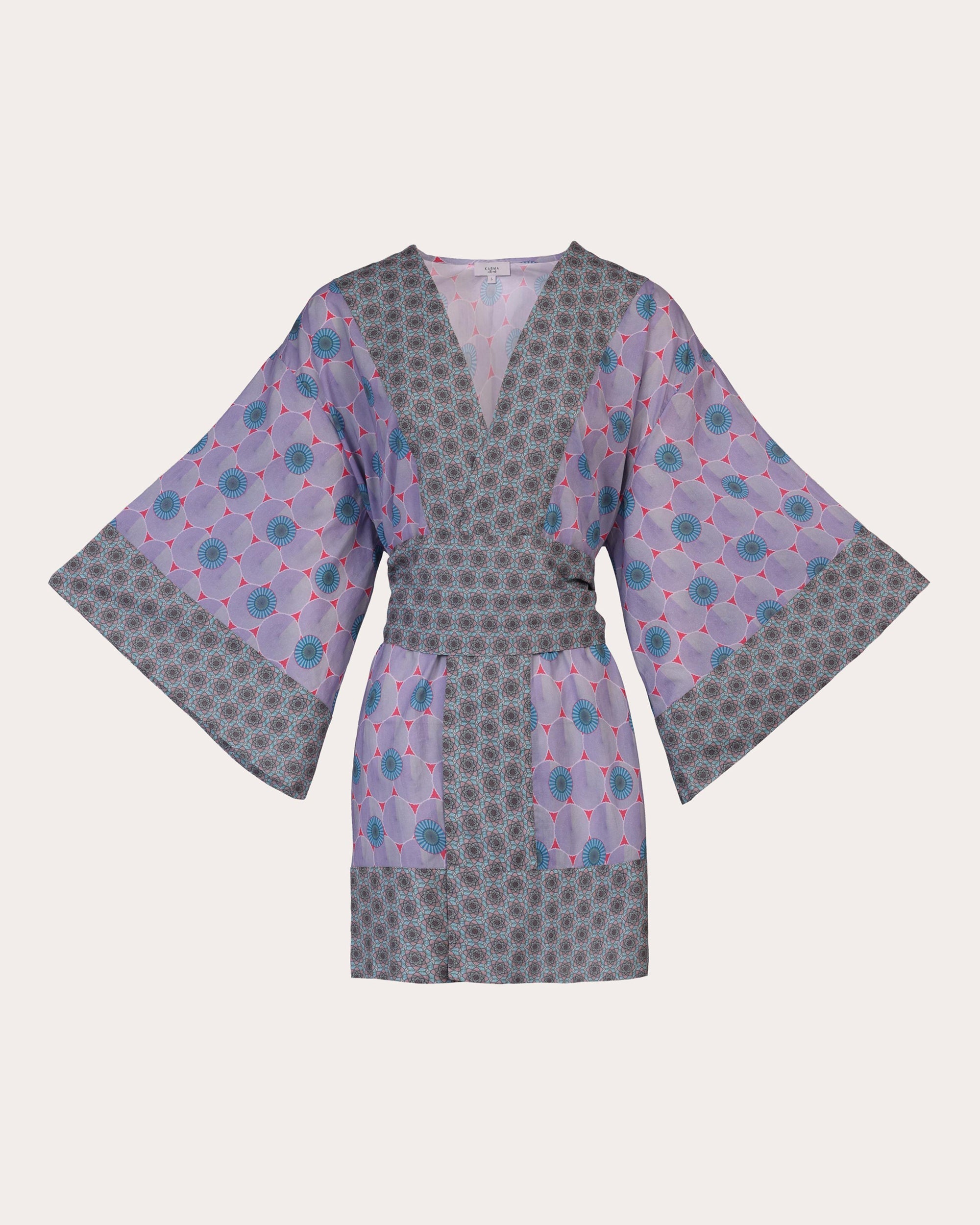 Osaka Kassa Short Printed Cotton Kimono