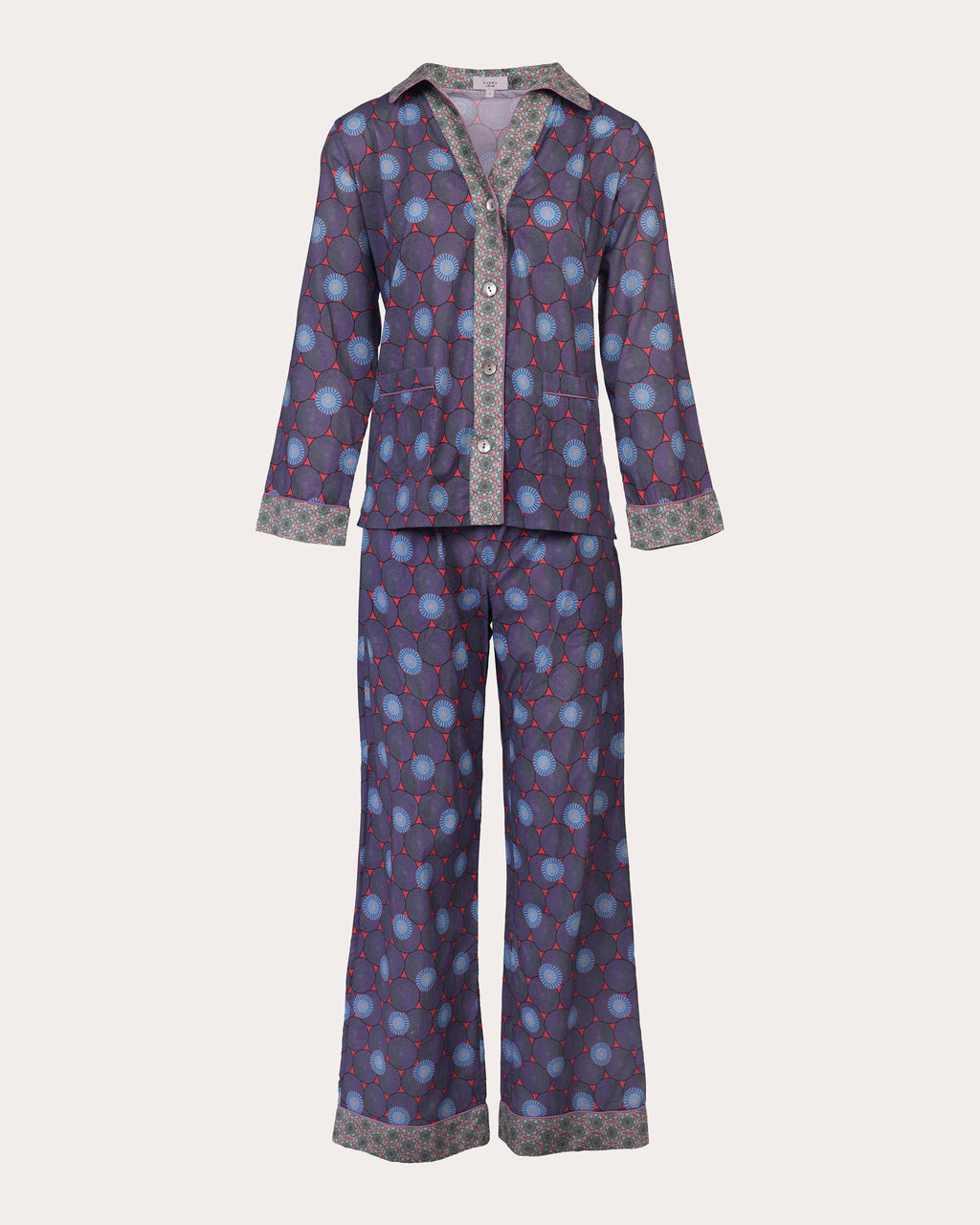 Tokyo Kassa Printed Cotton Pajama Set