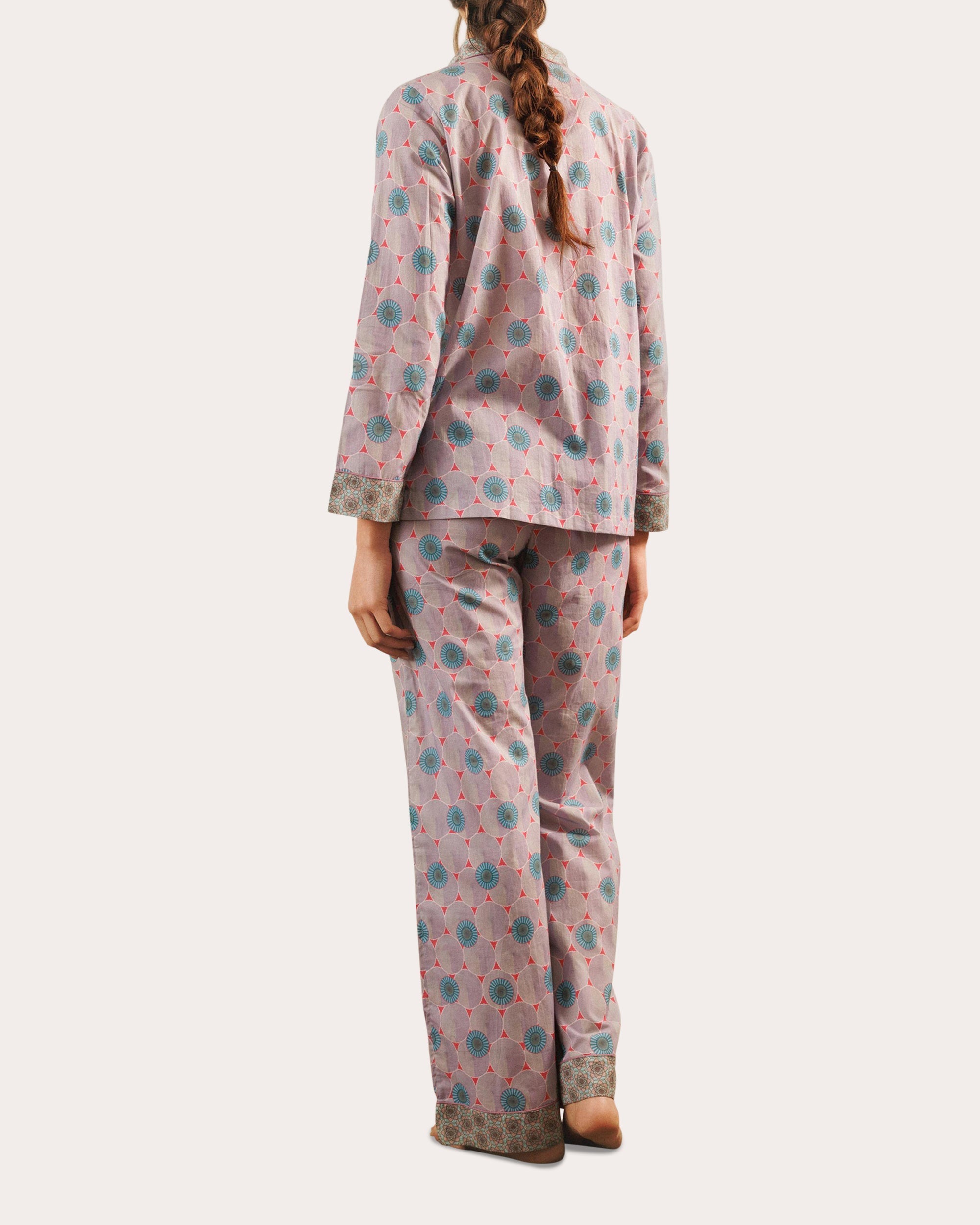 Tokyo Kassa Printed Cotton Pajama Set