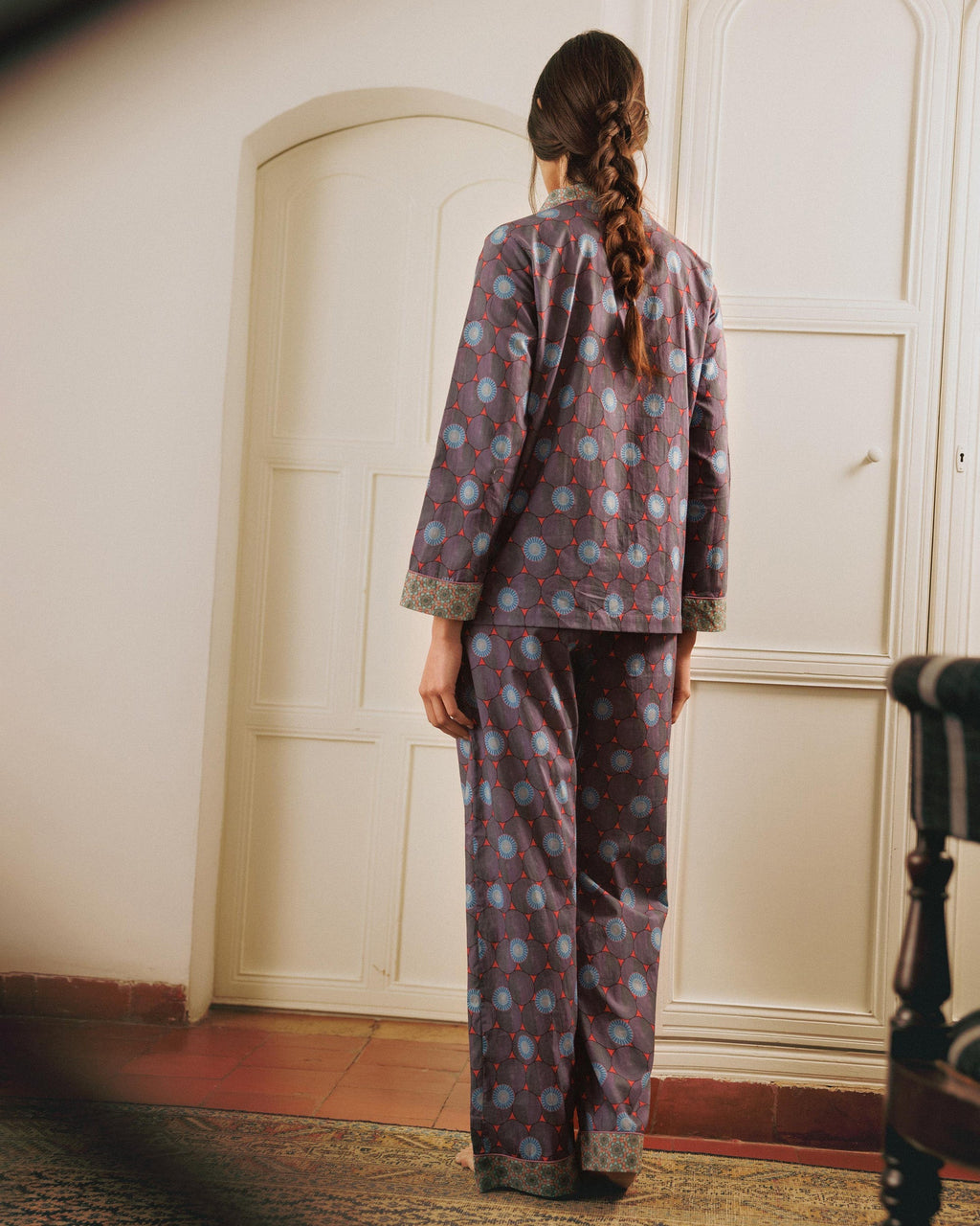Tokyo Kassa Printed Cotton Pajama Set