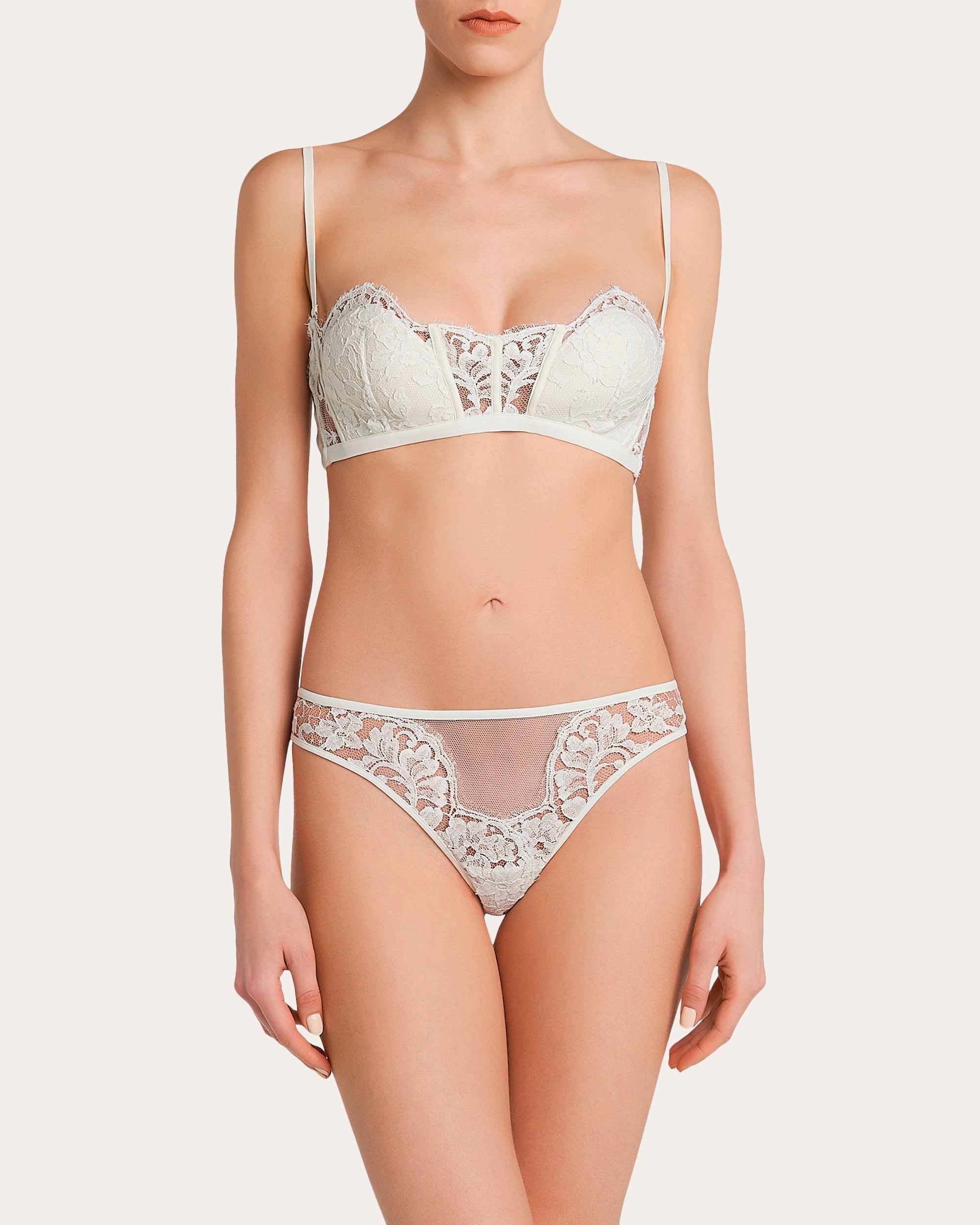 Fall in Love Leavers Lace Bandeau Bra