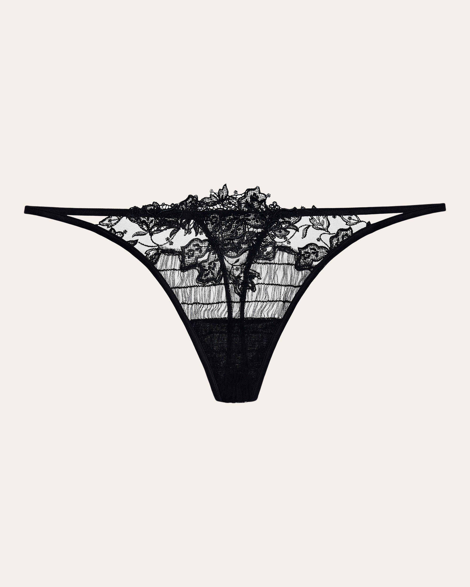 Floral Groove Thong
