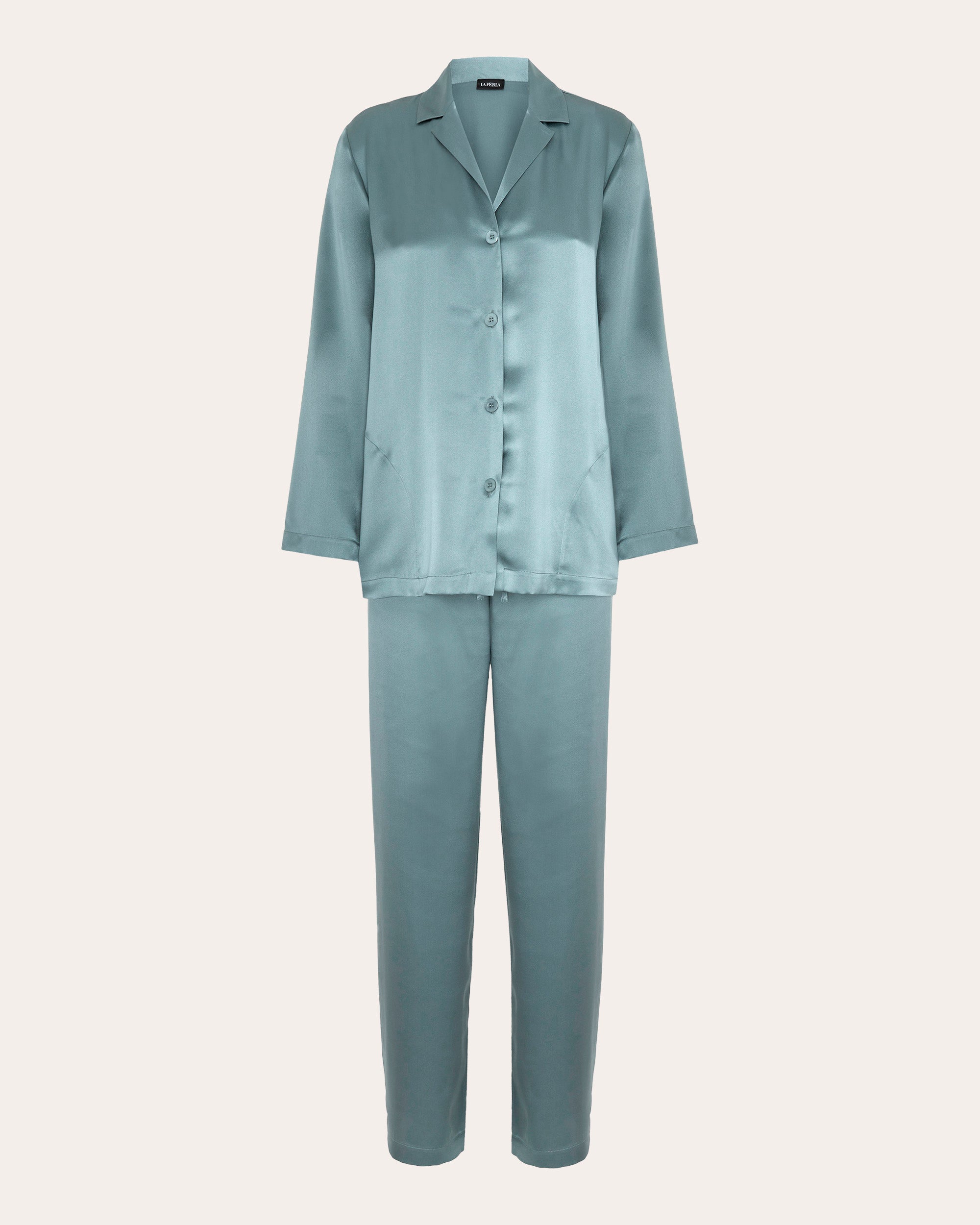Long Silk Pajama Set
