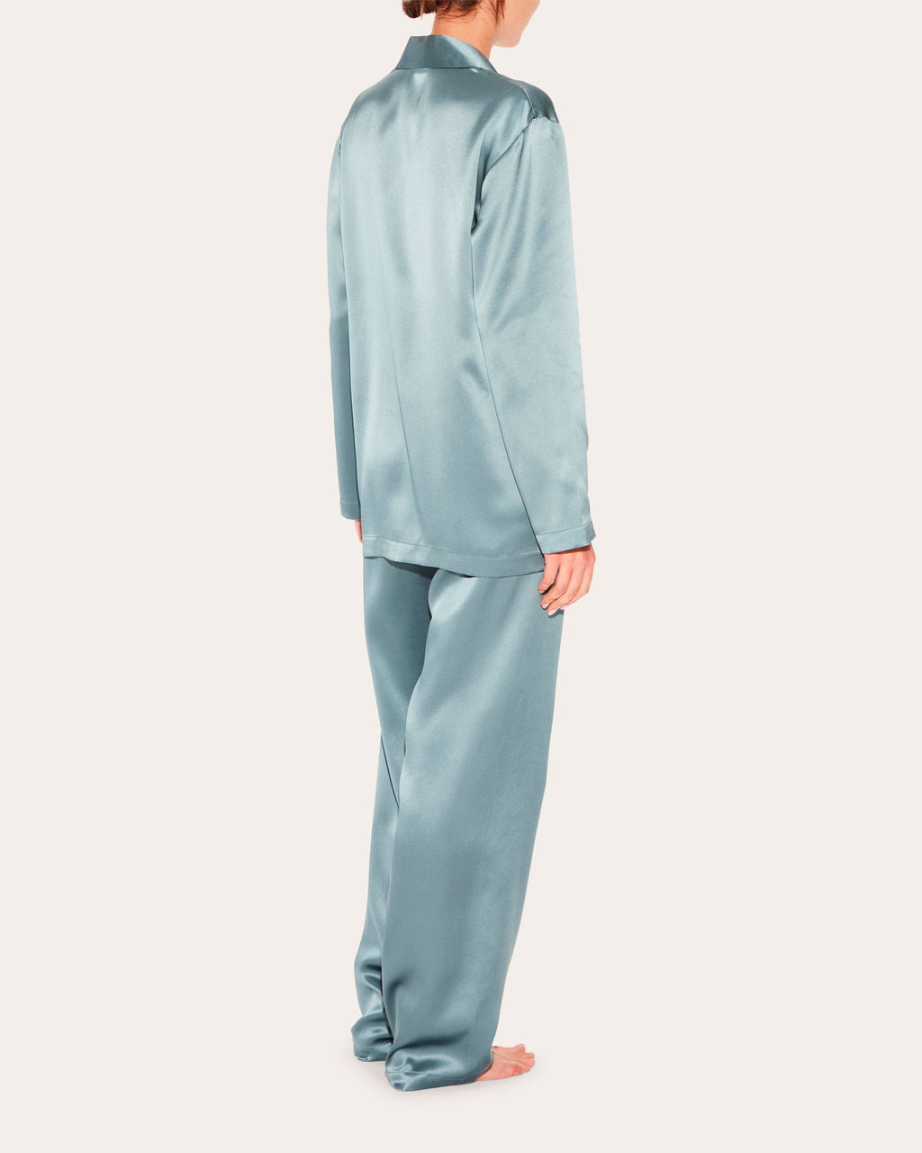 Long Silk Pajama Set