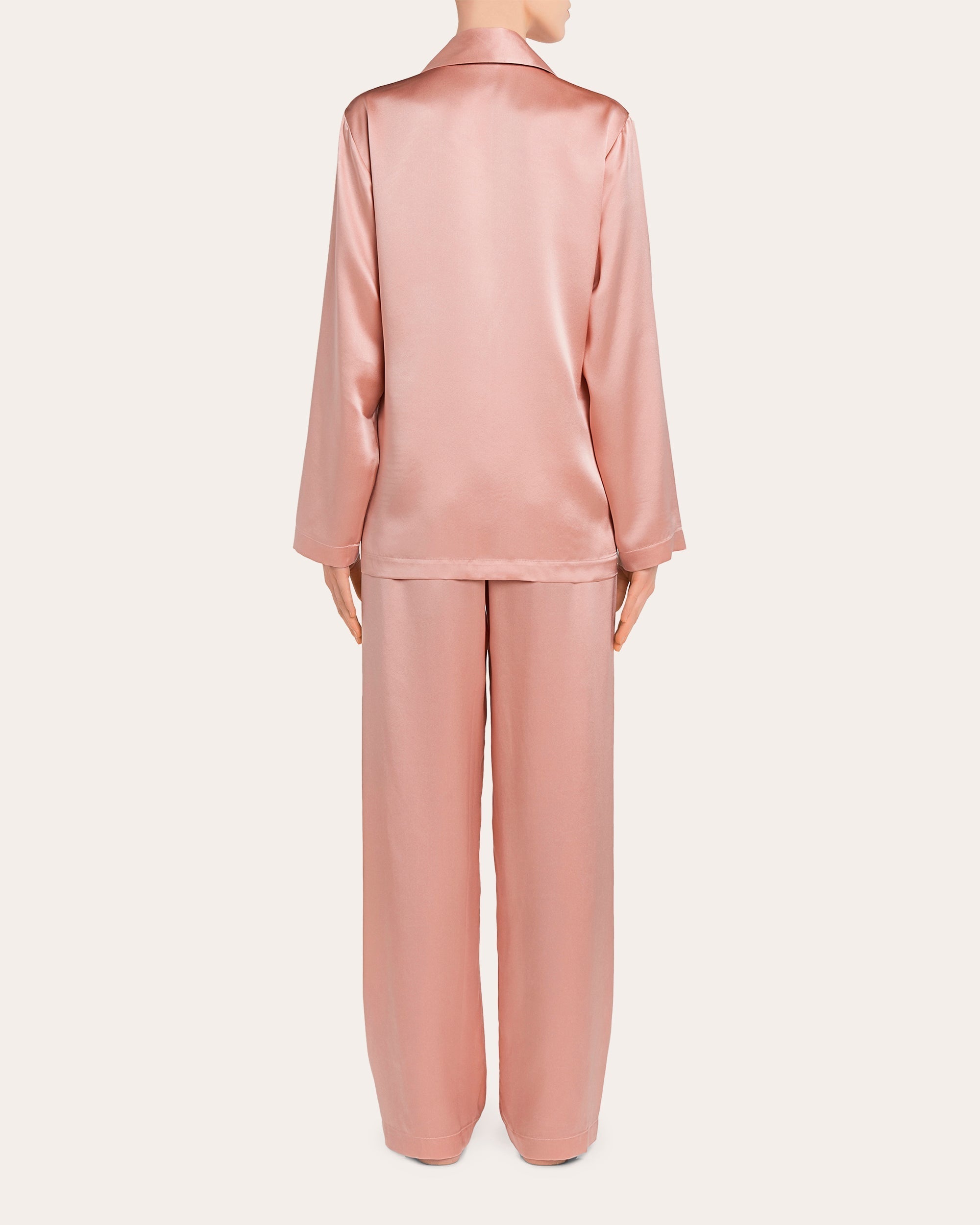 Silk-Satin Pajama Set