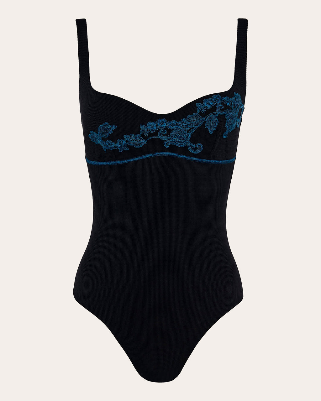 Love Journey Embroidered Swimsuit