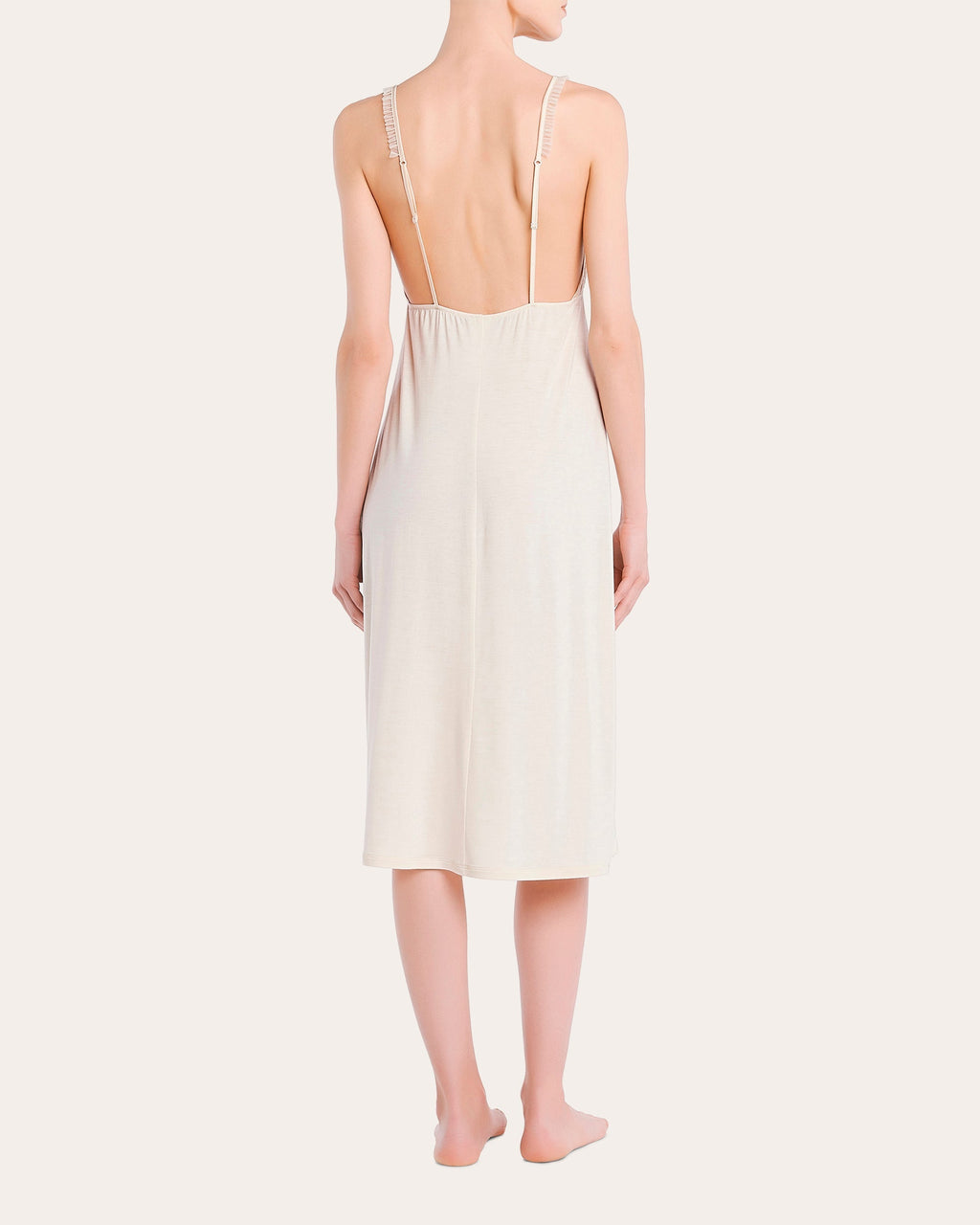 Lace-Embroidered Nightgown