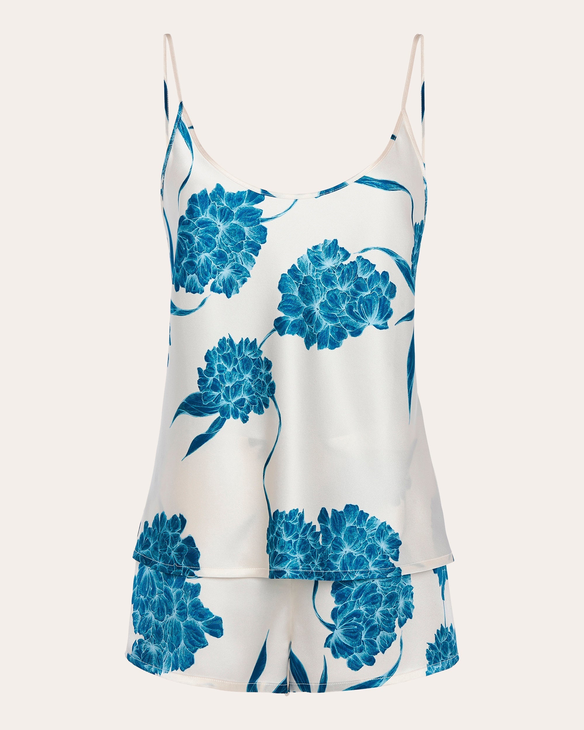 Short Silk Pajama Set