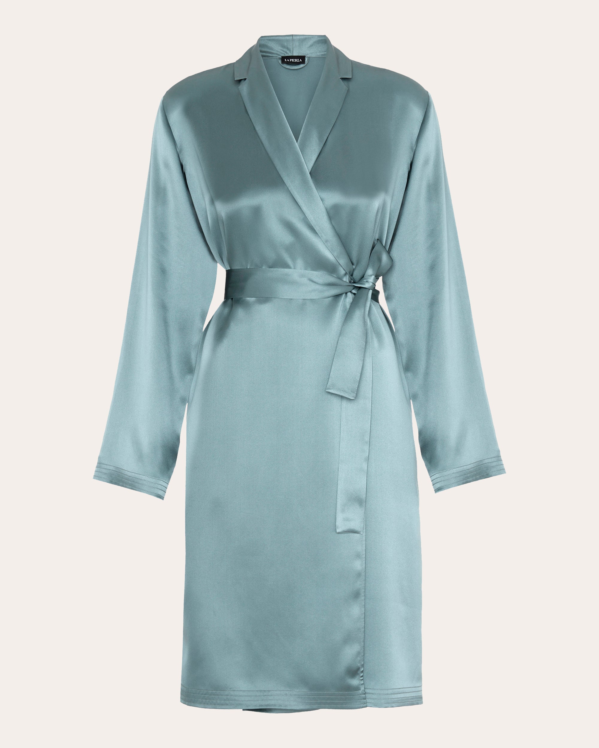 Short Silk Robe