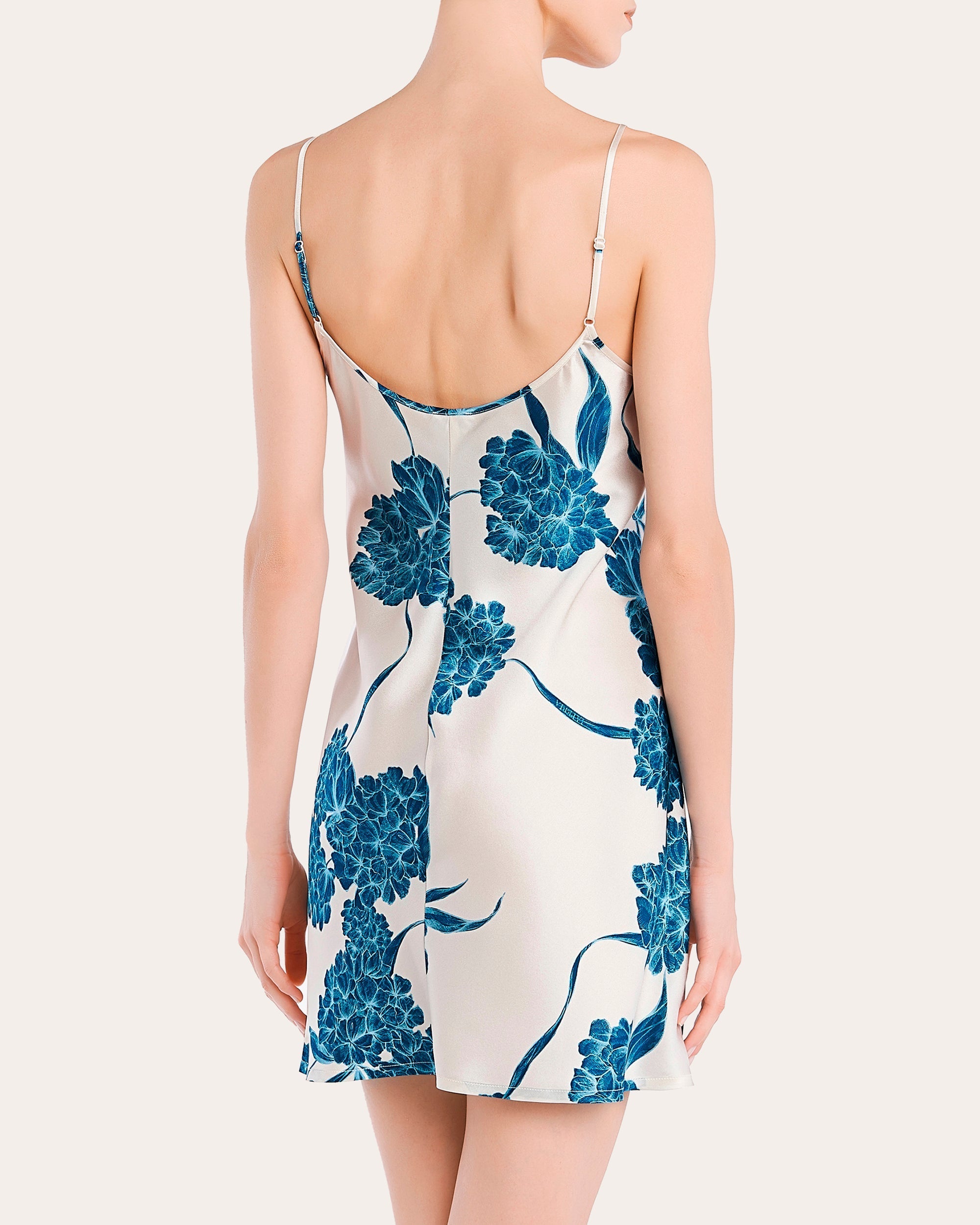 Short Silk Slip Dress