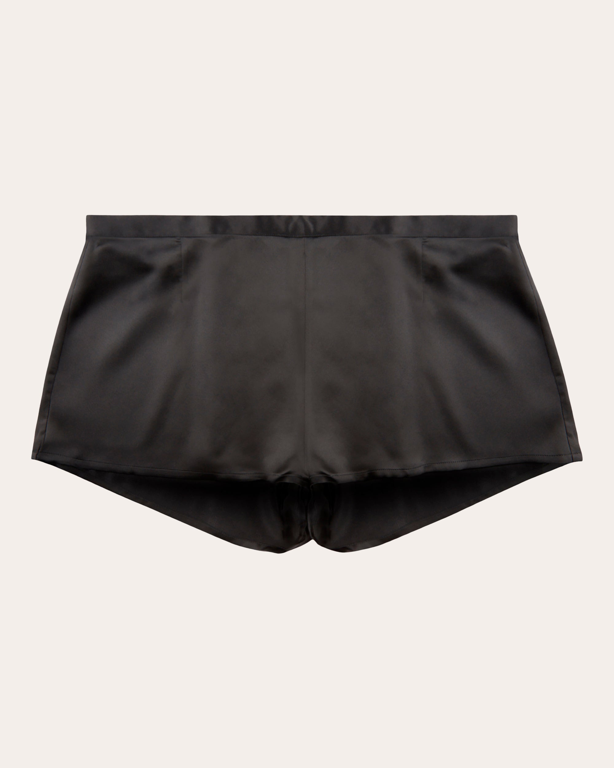 Silk-Satin Pajama Shorts
