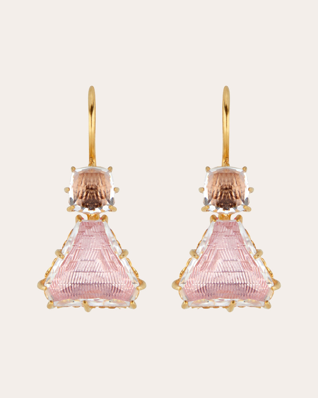 Caterina Geometric Drop Earrings