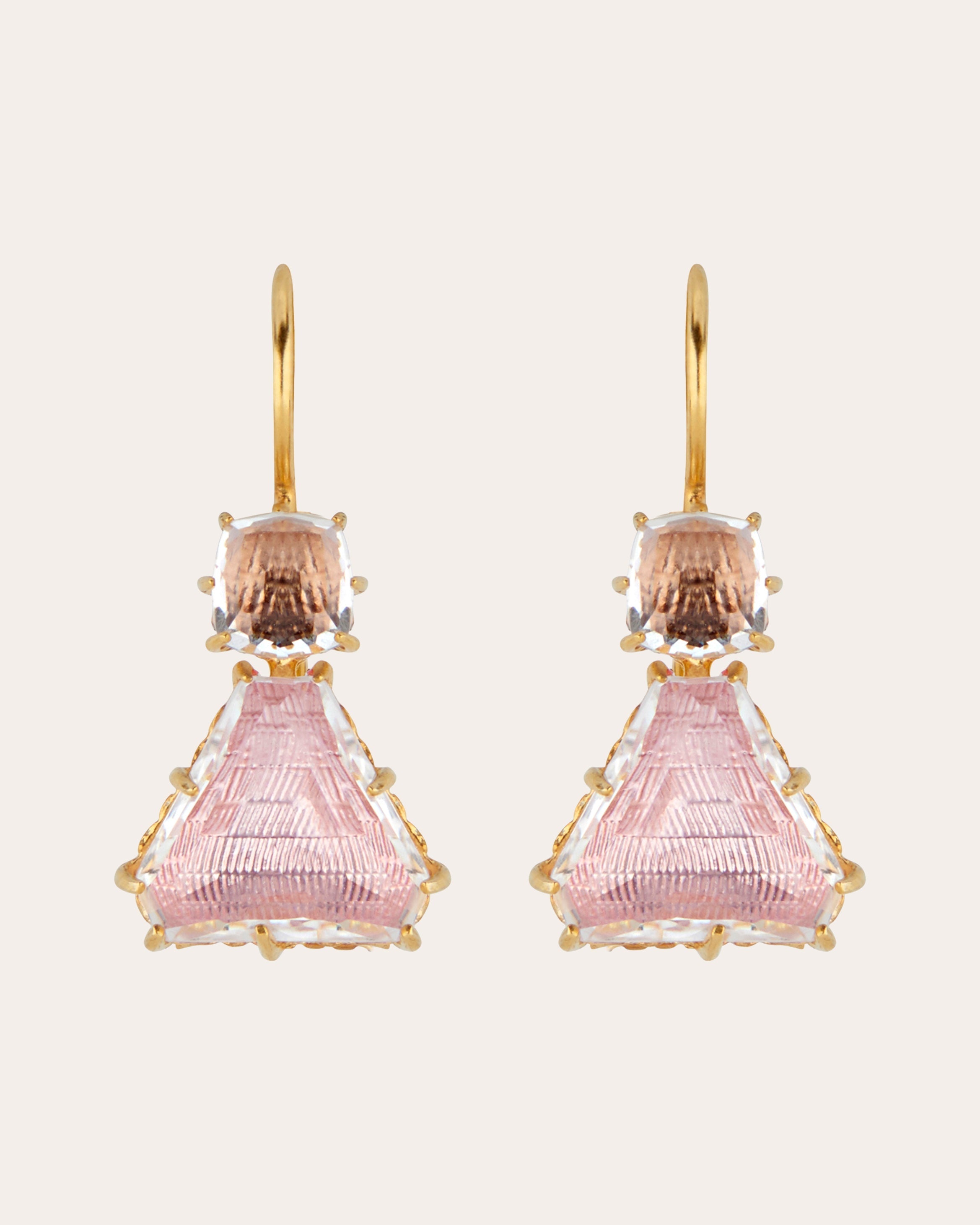 Caterina Geometric Drop Earrings