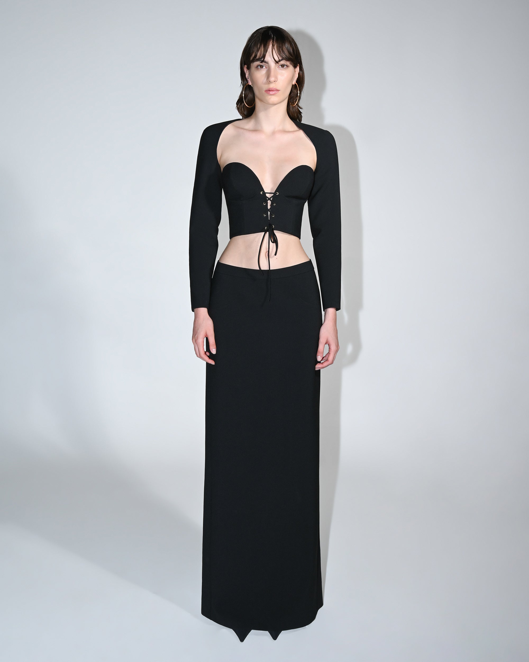 Stella Crepe Maxi Skirt