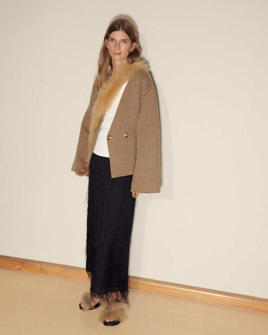 Palome Fringe Skirt