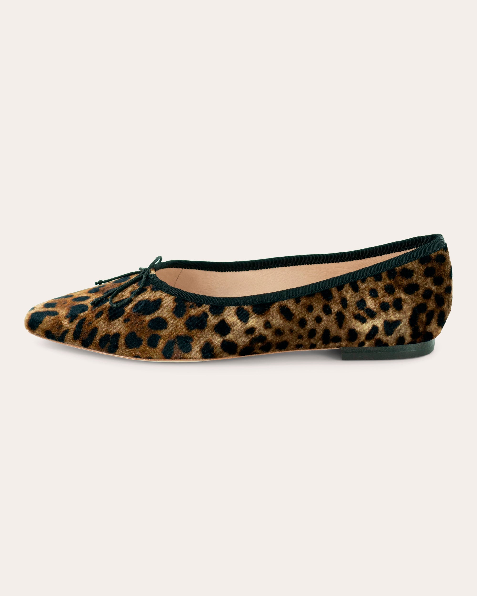 Mocha Leopard Georgie Ballet Flat