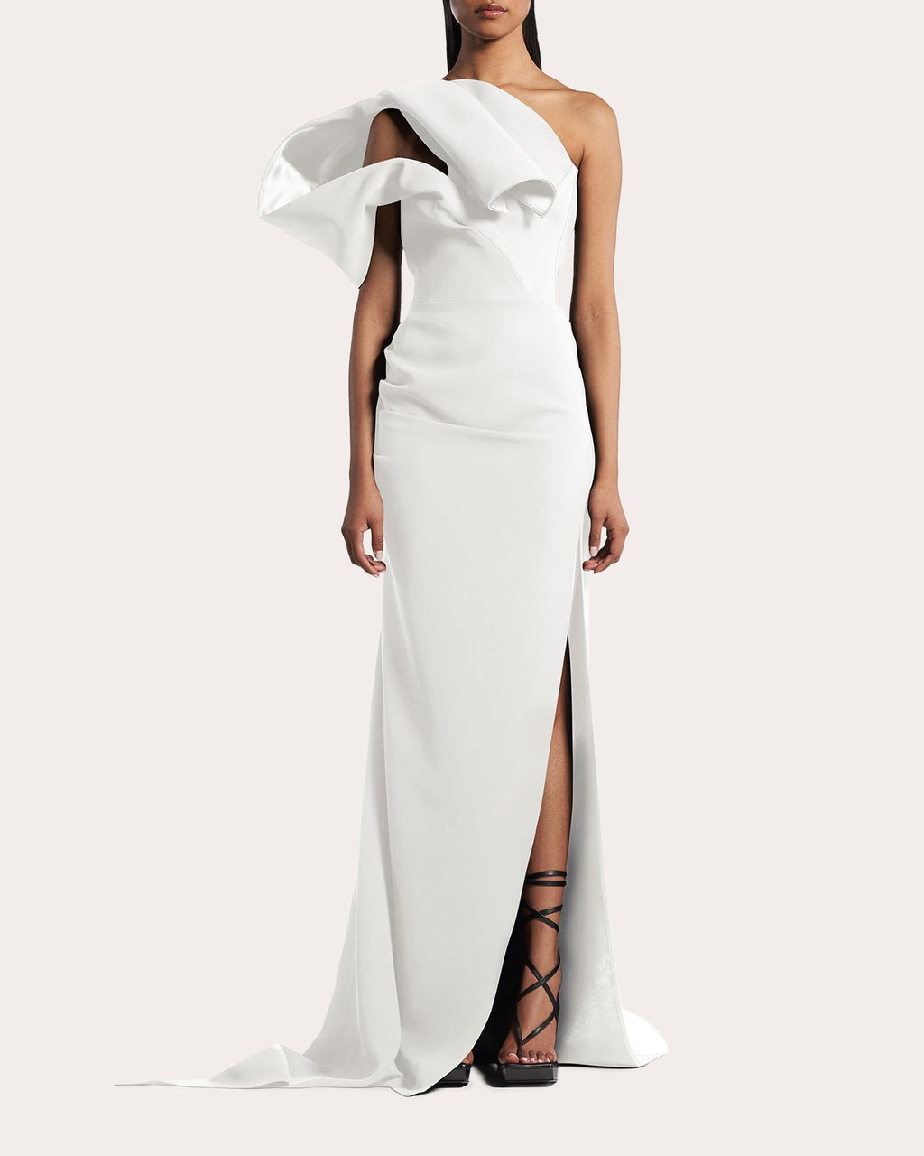 Narcisse Structured Drape Gown
