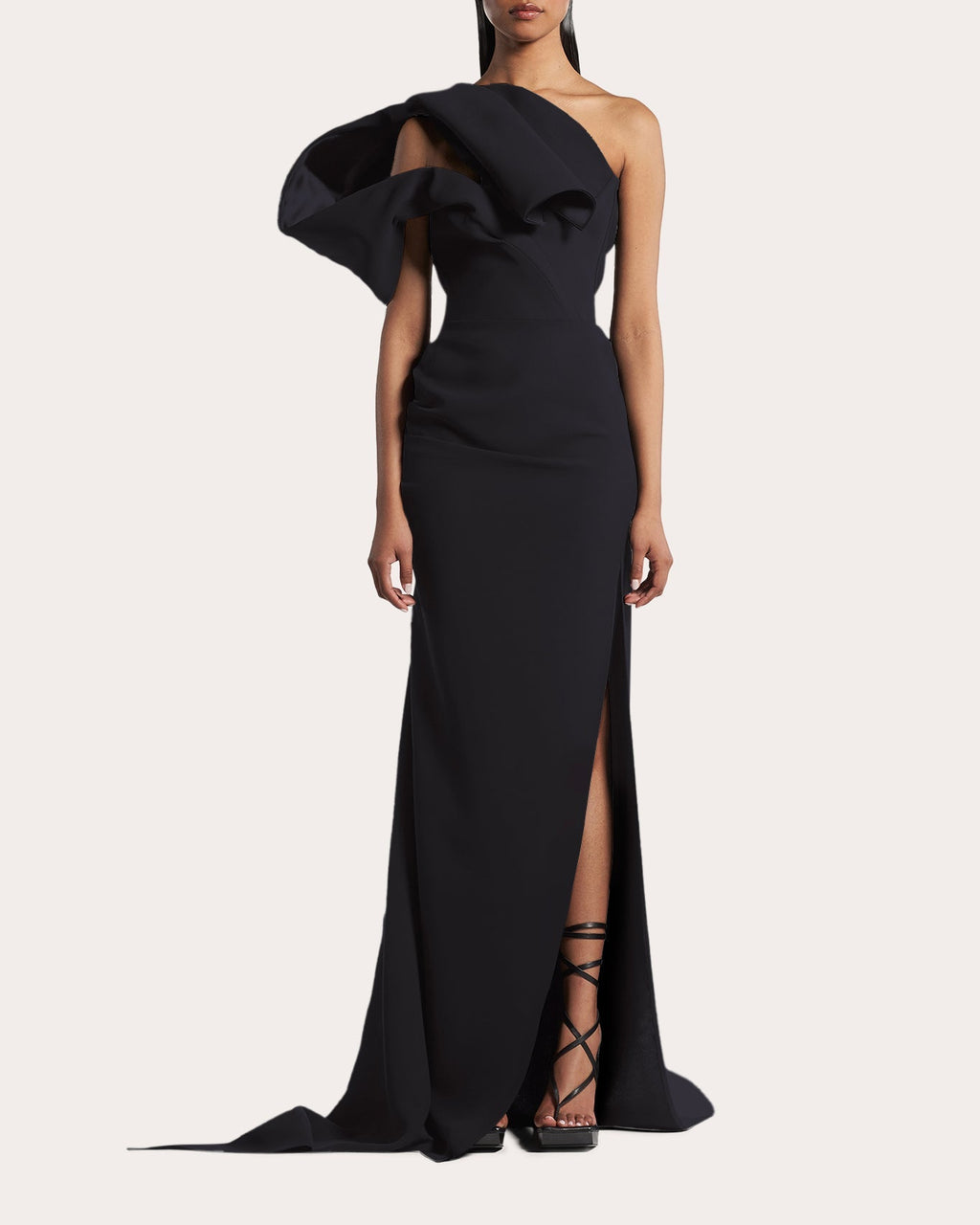Narcisse Structured Drape Gown