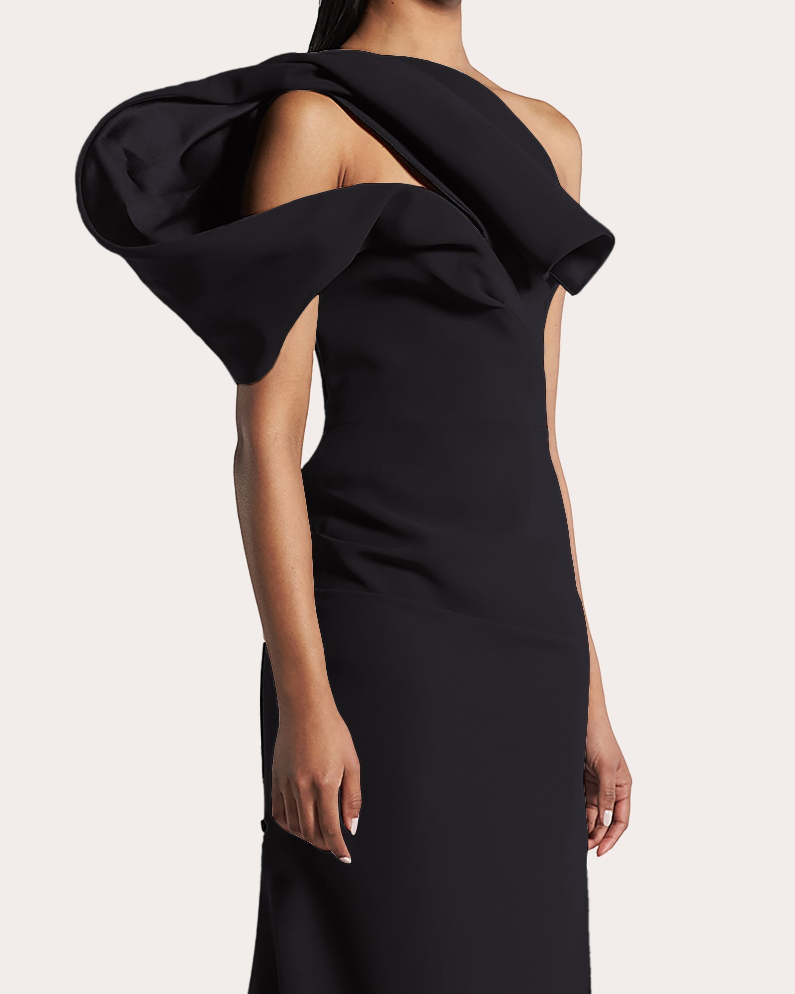 Narcisse Structured Drape Gown