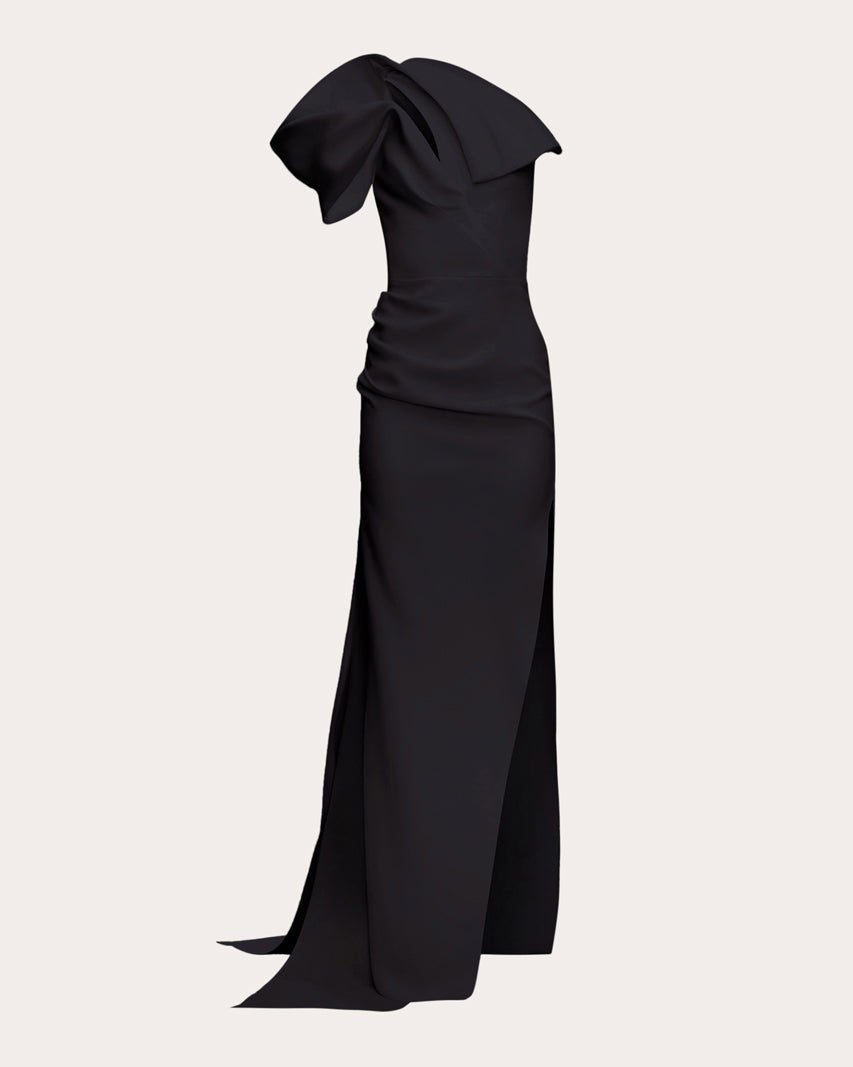 Narcisse Structured Drape Gown
