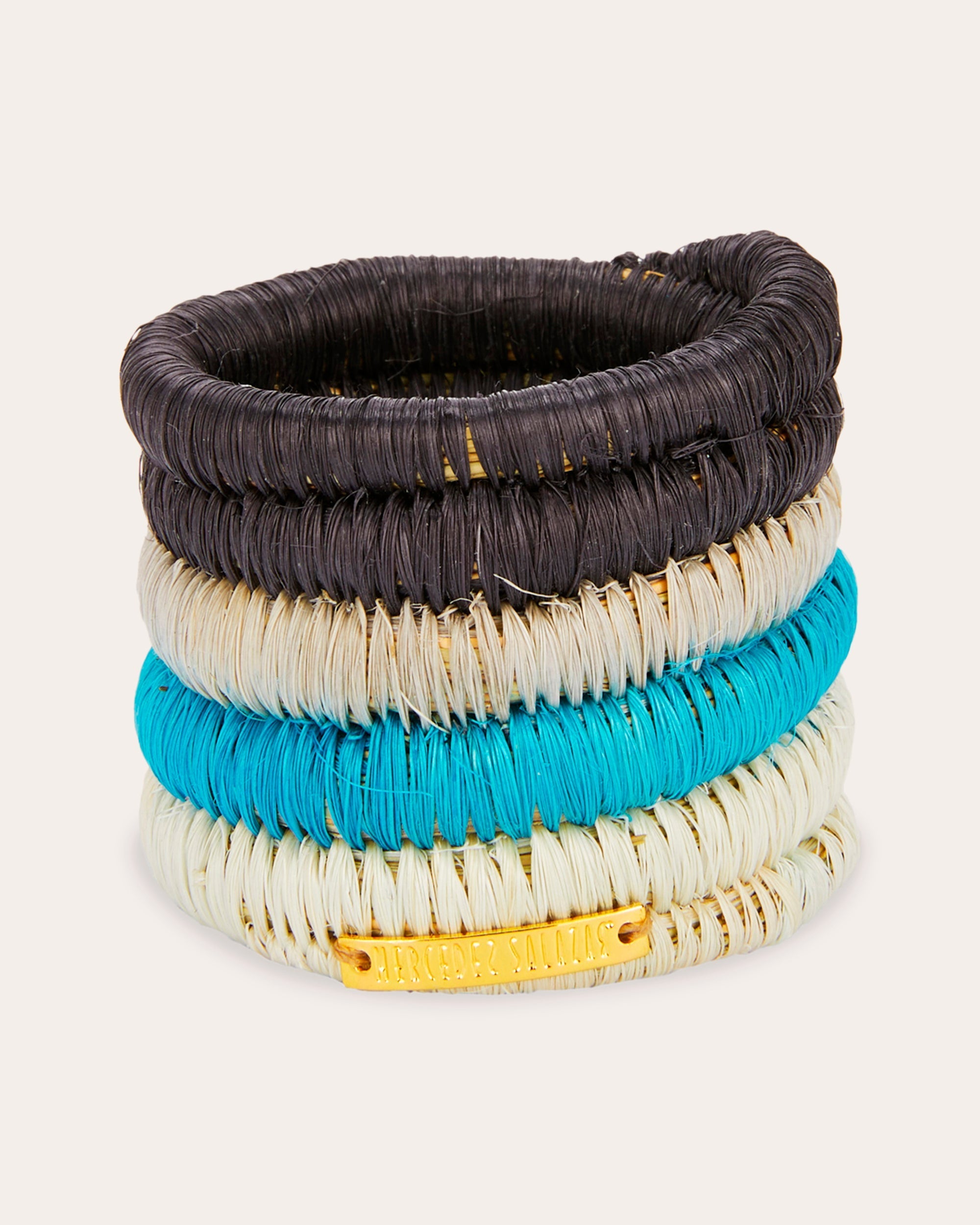 Set-of-Two Blue Napkin Rings