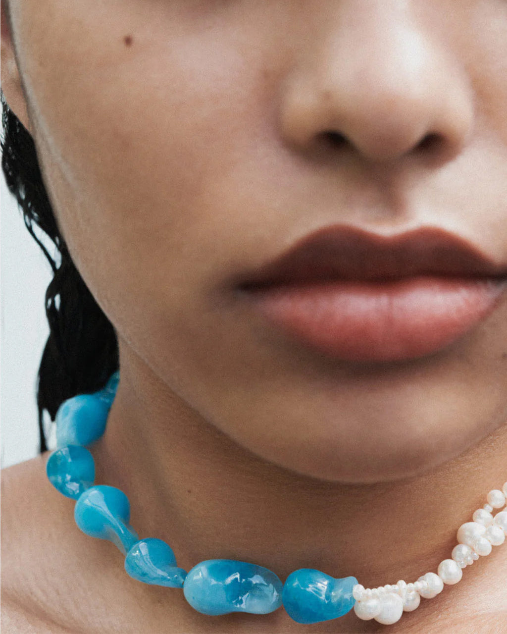 Parade of Possibilities II 14K Gold-Plate Resin and Freshwater Pearl Choker