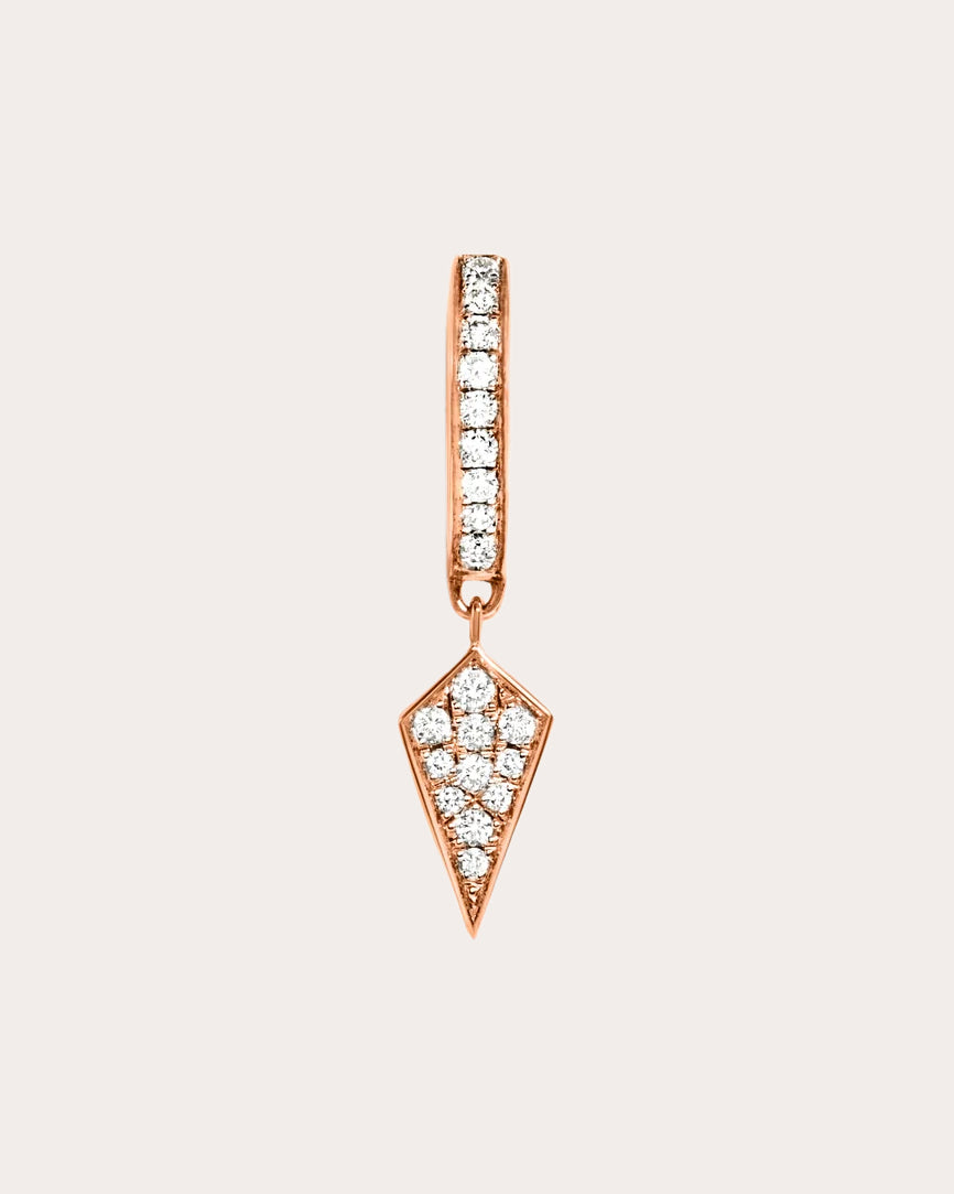Stairway 18K Gold Diamond Single Earring