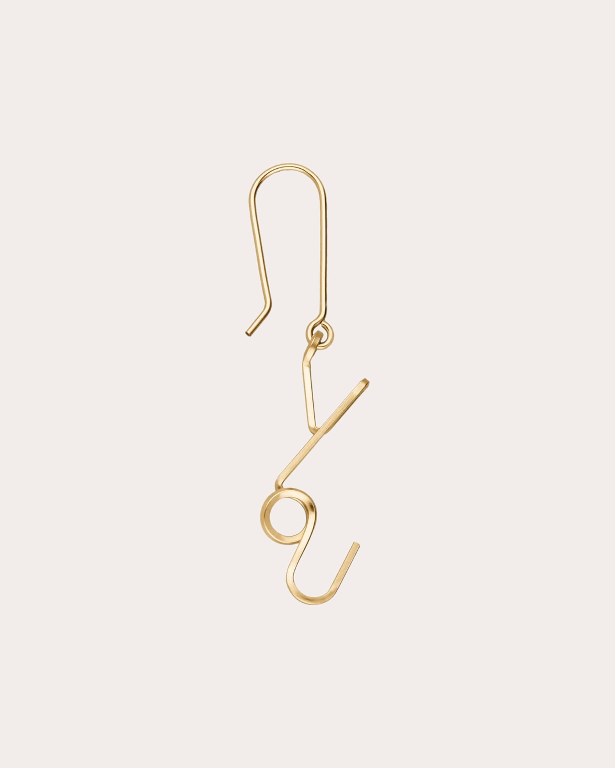 'You' 14K Gold-Filled Single Earring