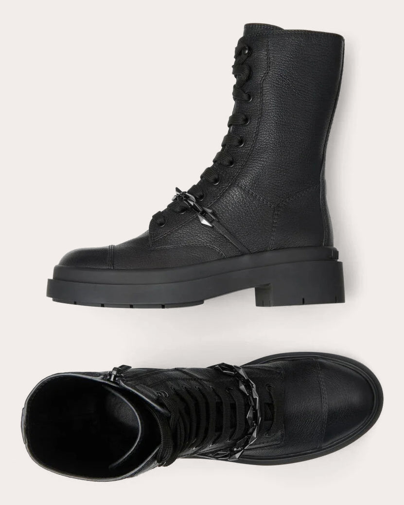 Nari Grained-Leather Ankle Boot