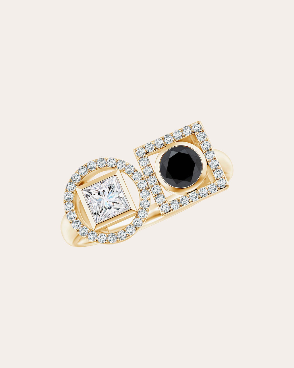 Infinity 14K Gold Diamond Ring